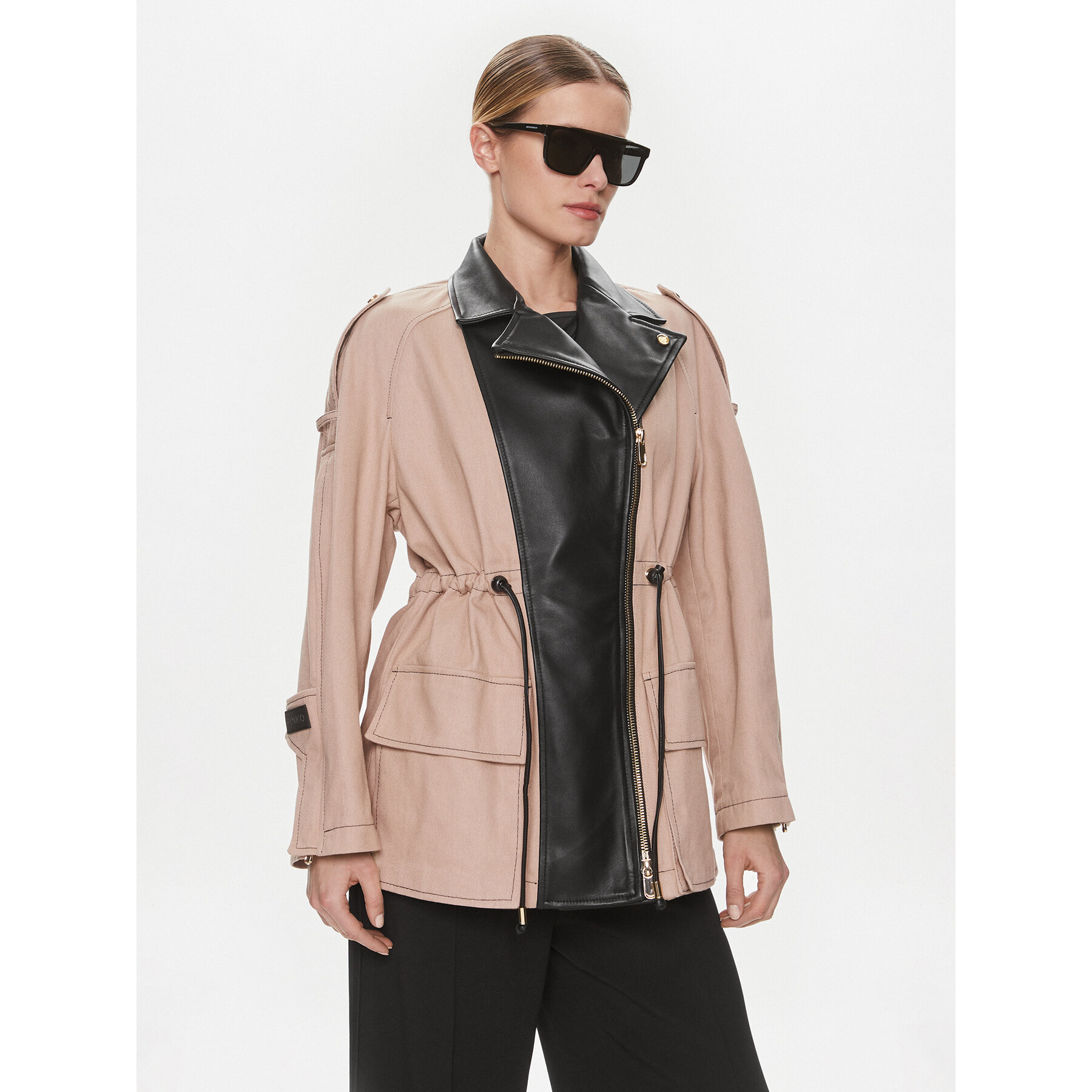 Pinko Parka Plutone 103002 A1NH Beige Regular Fit