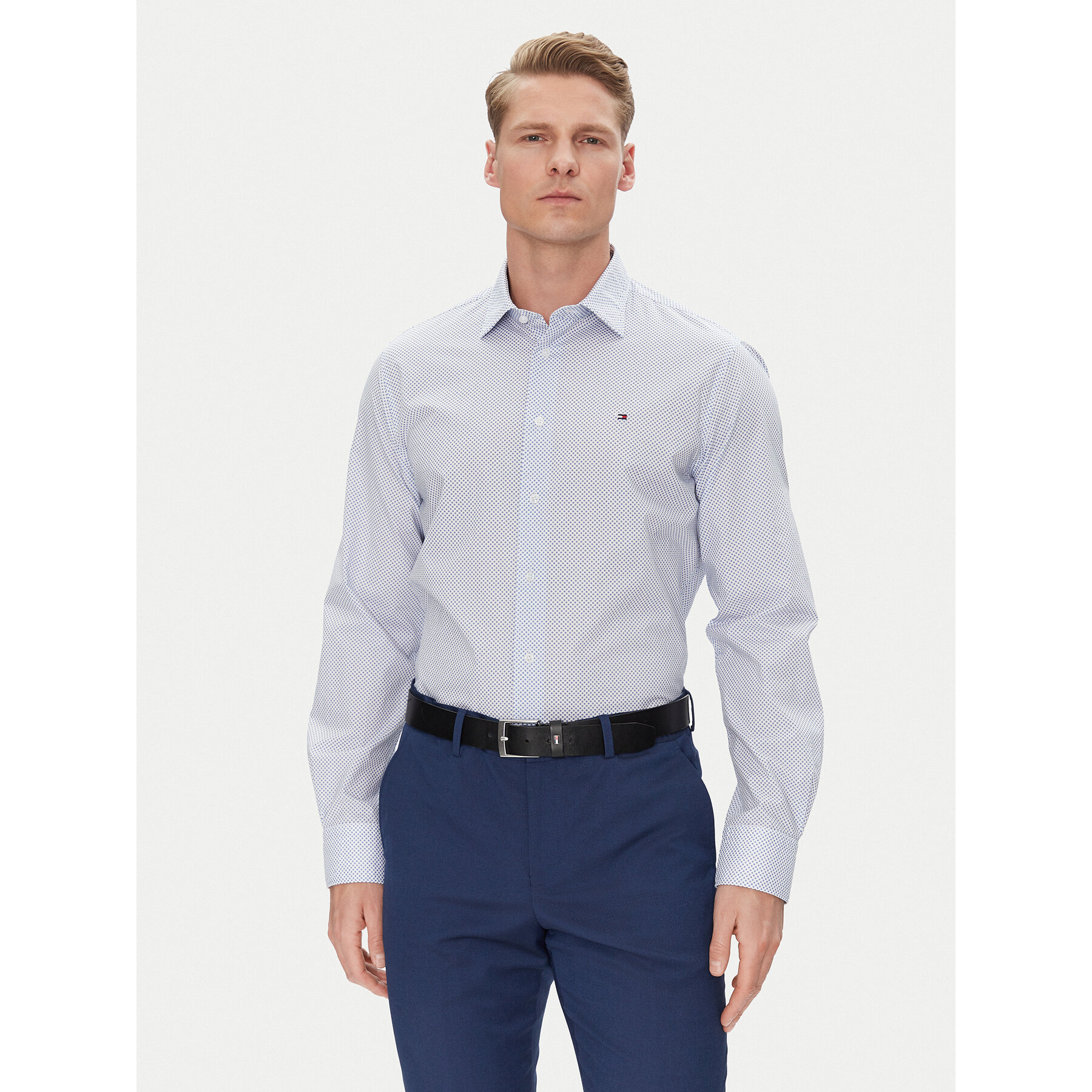 Tommy Hilfiger Hemd MW0MW38960 Blau Regular Fit