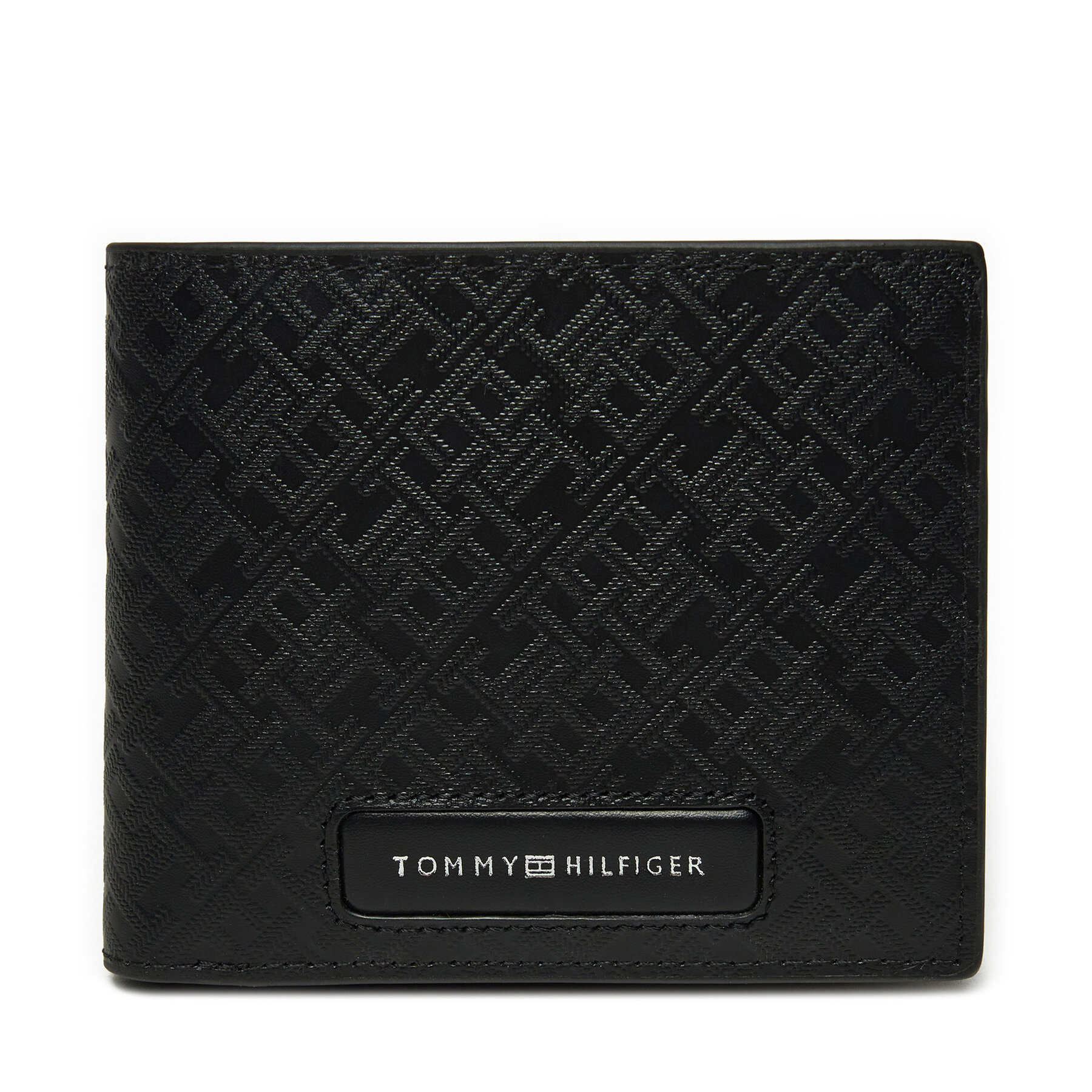 Stor herrplånbok Tommy Hilfiger AM0AM13028 Svart