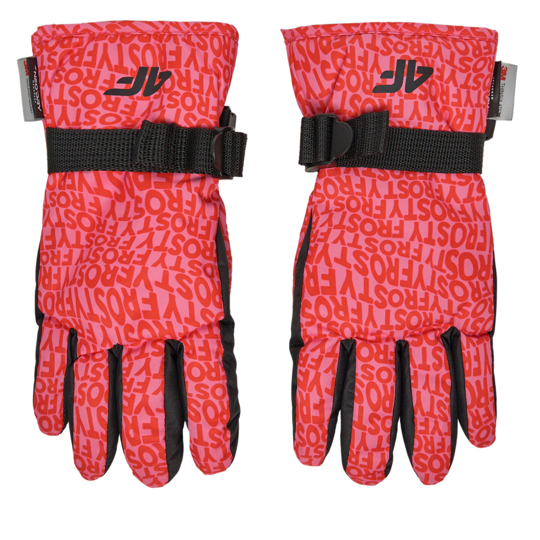 Gants de ski 4F 4FJWAW24AFGLF127 Rose