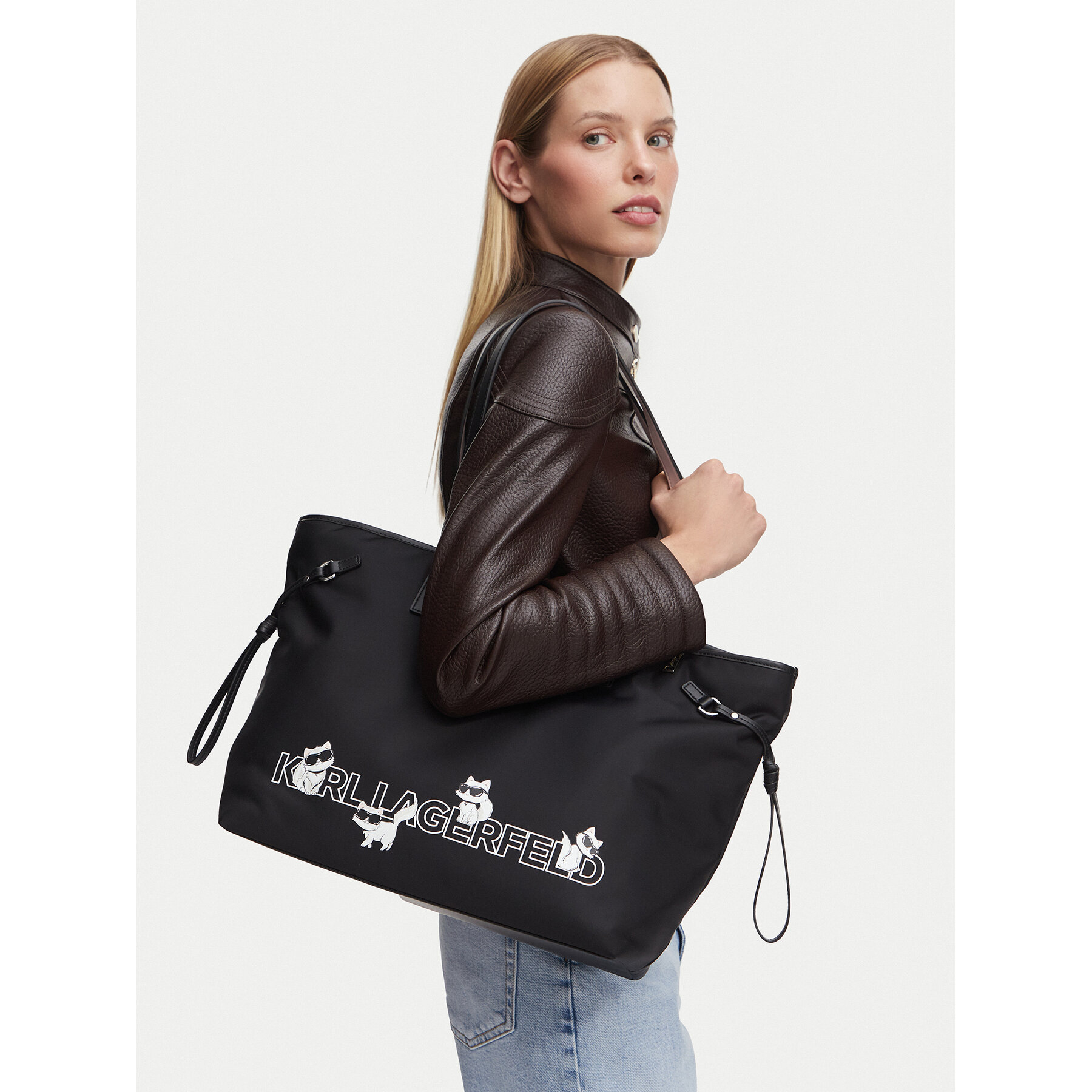 Geantă KARL LAGERFELD B3W30351 Negru