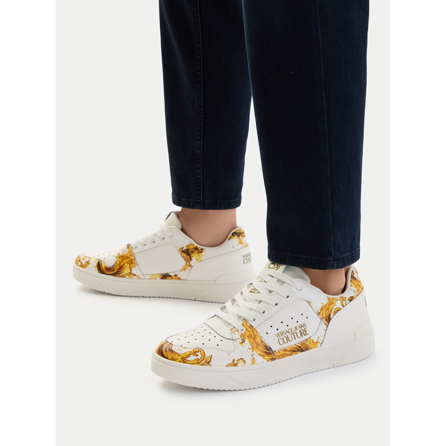 Sneakers Versace Jeans Couture 80YA3SJ4 Alb