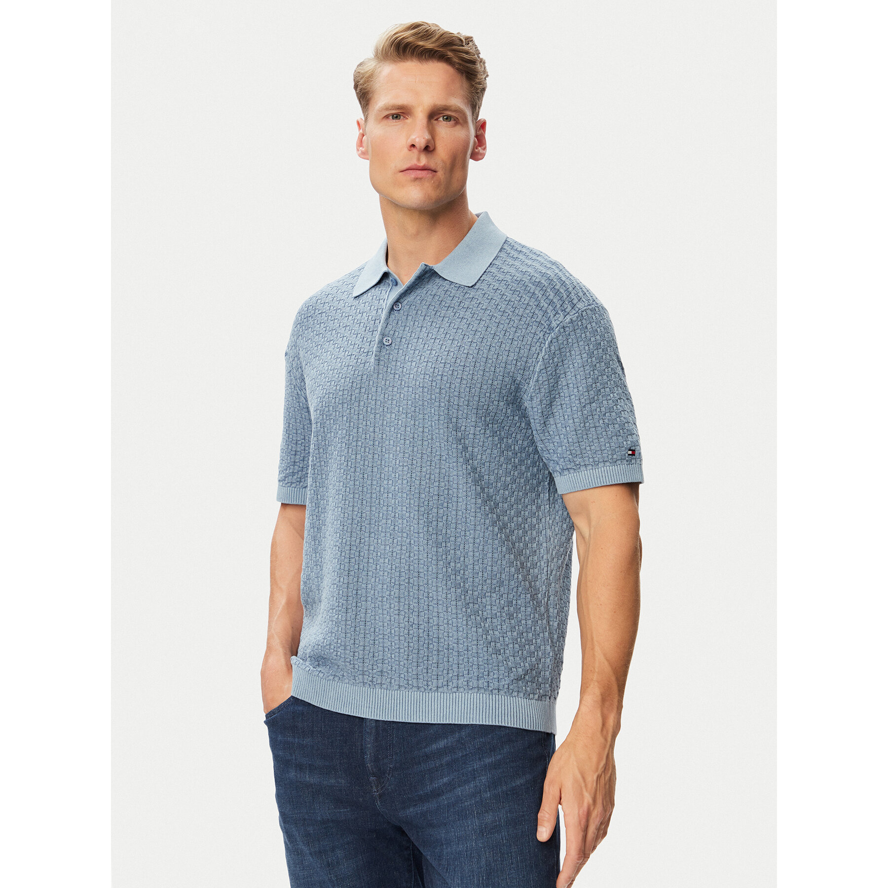 Tommy Hilfiger Poloshirt MW0MW43246 Blau Regular Fit