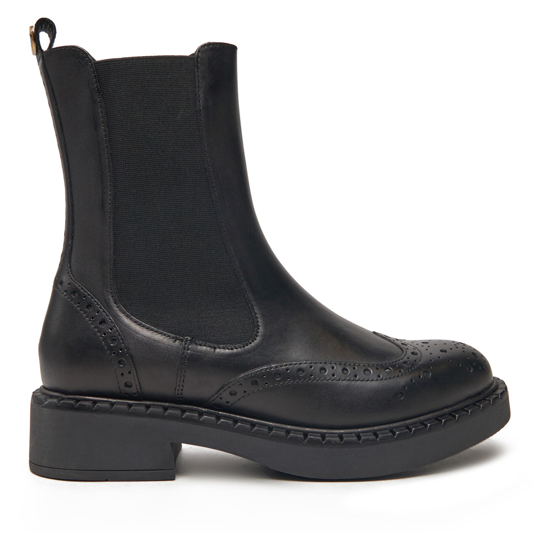 Bokacsizma TWINSET 242TGT090 Fekete