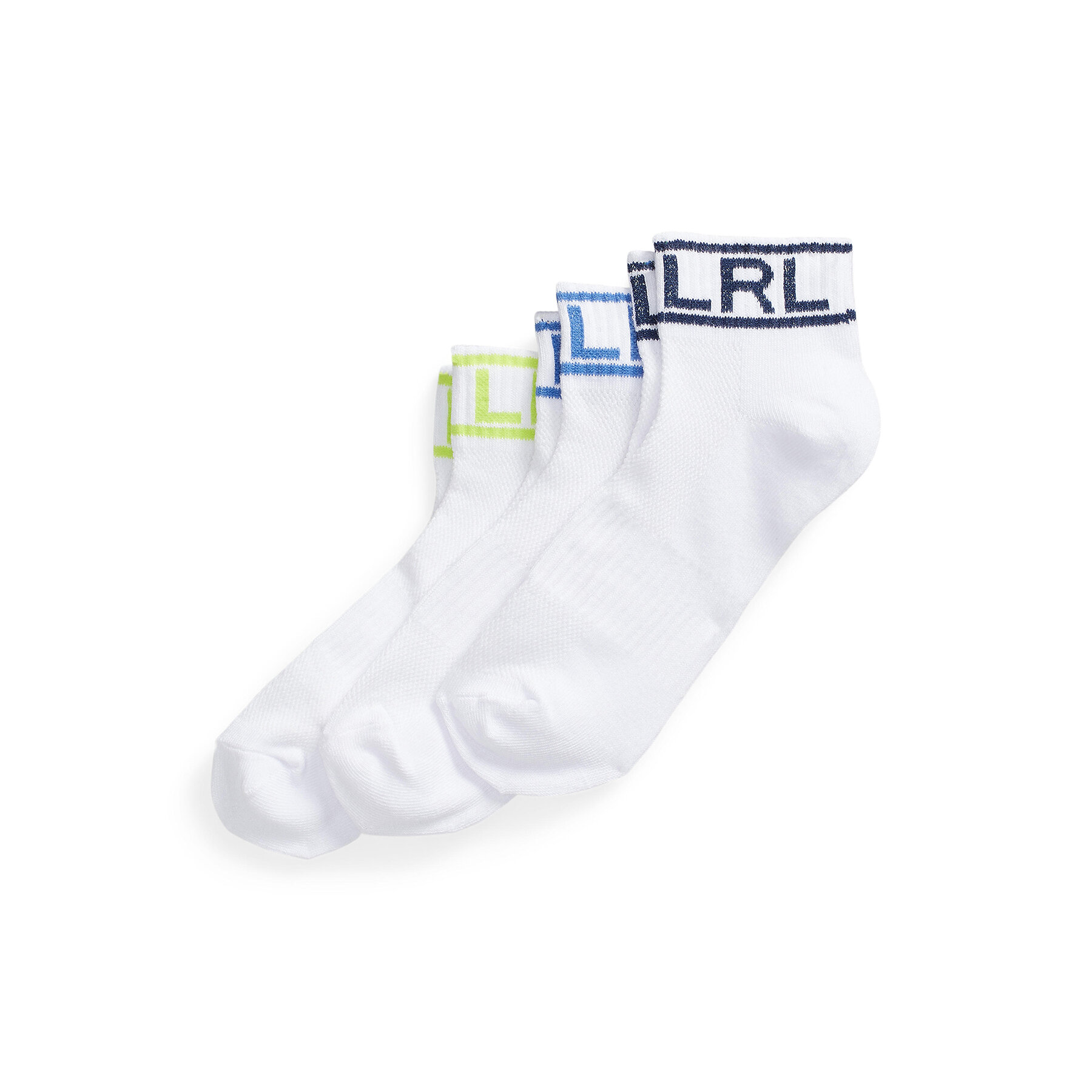 Комплект 3 чифта къси чорапи дамски Lauren Ralph Lauren