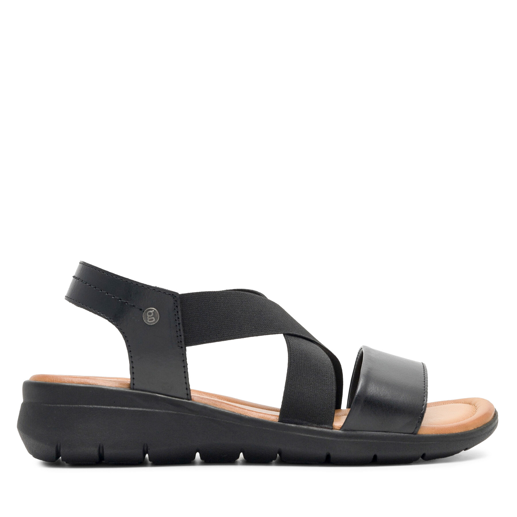 Damen Sandalen Go Soft, Schuhgröße 36, Schwarz, WI16-INES-04