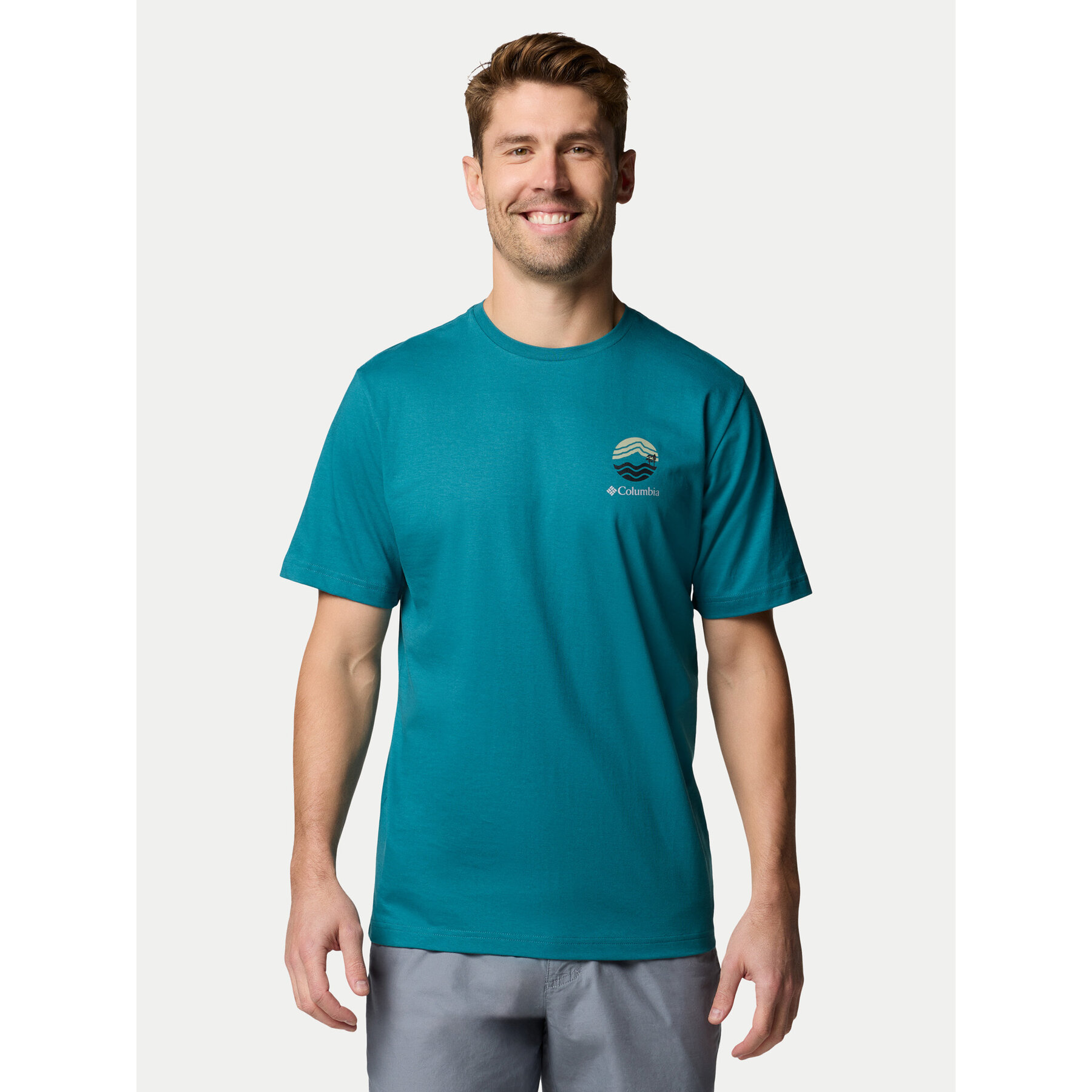 Columbia T-Shirt Kettle River™ 2120411 Türkisfarben Regular Fit