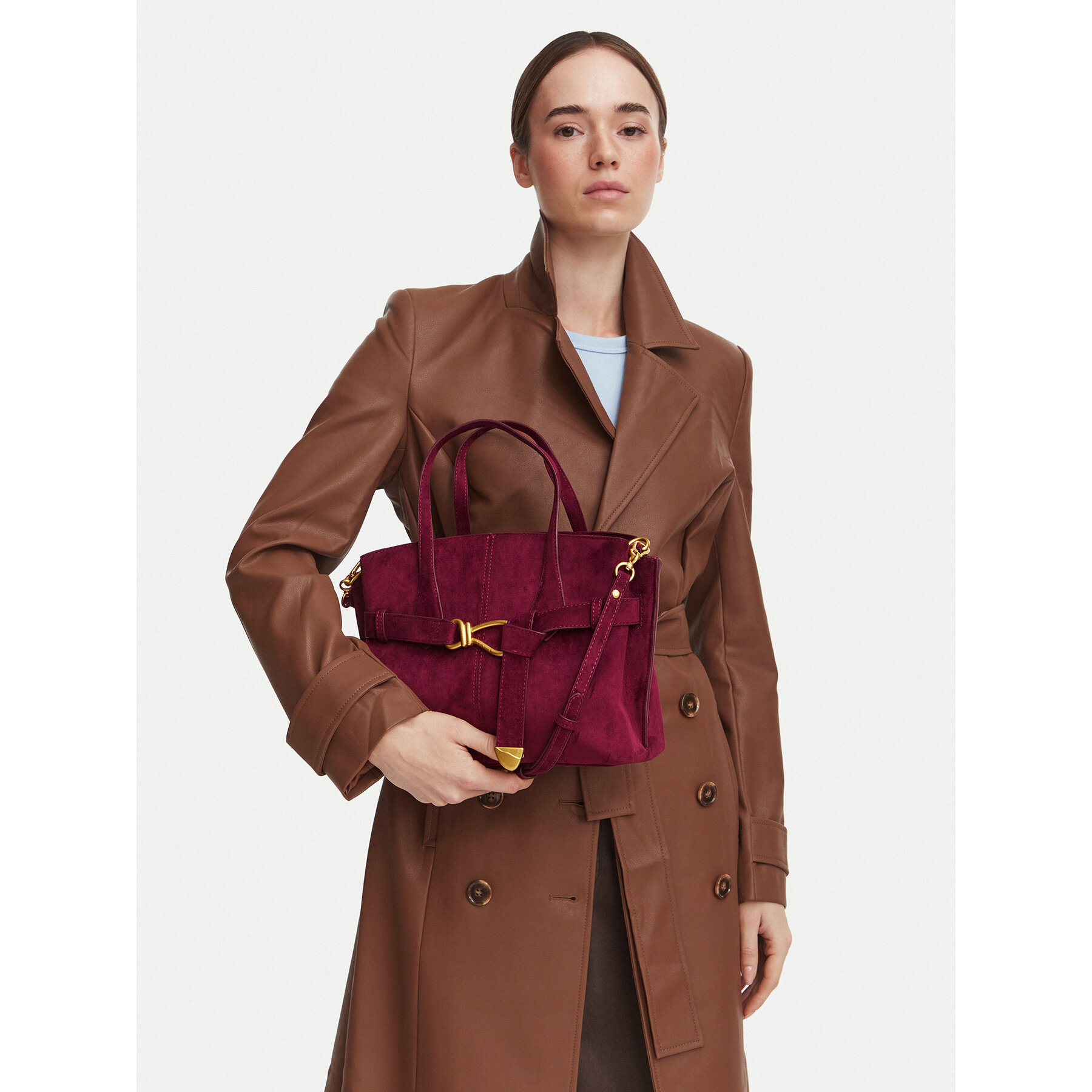 Torbica Steve Madden Bjoplin 13002641 Tamnocrvena