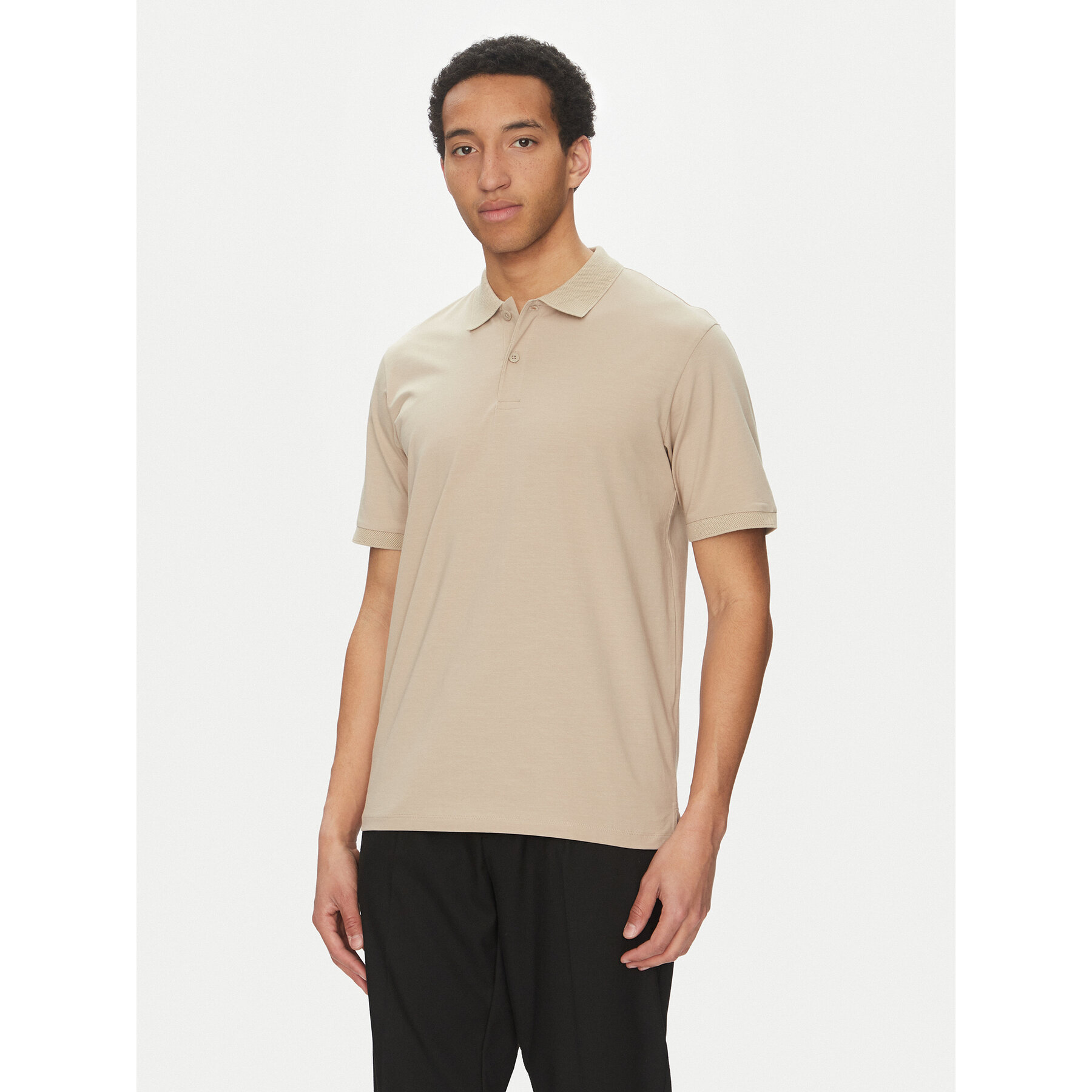 Jack & Jones Polo Jaxon 12268227 Beige Regular Fit