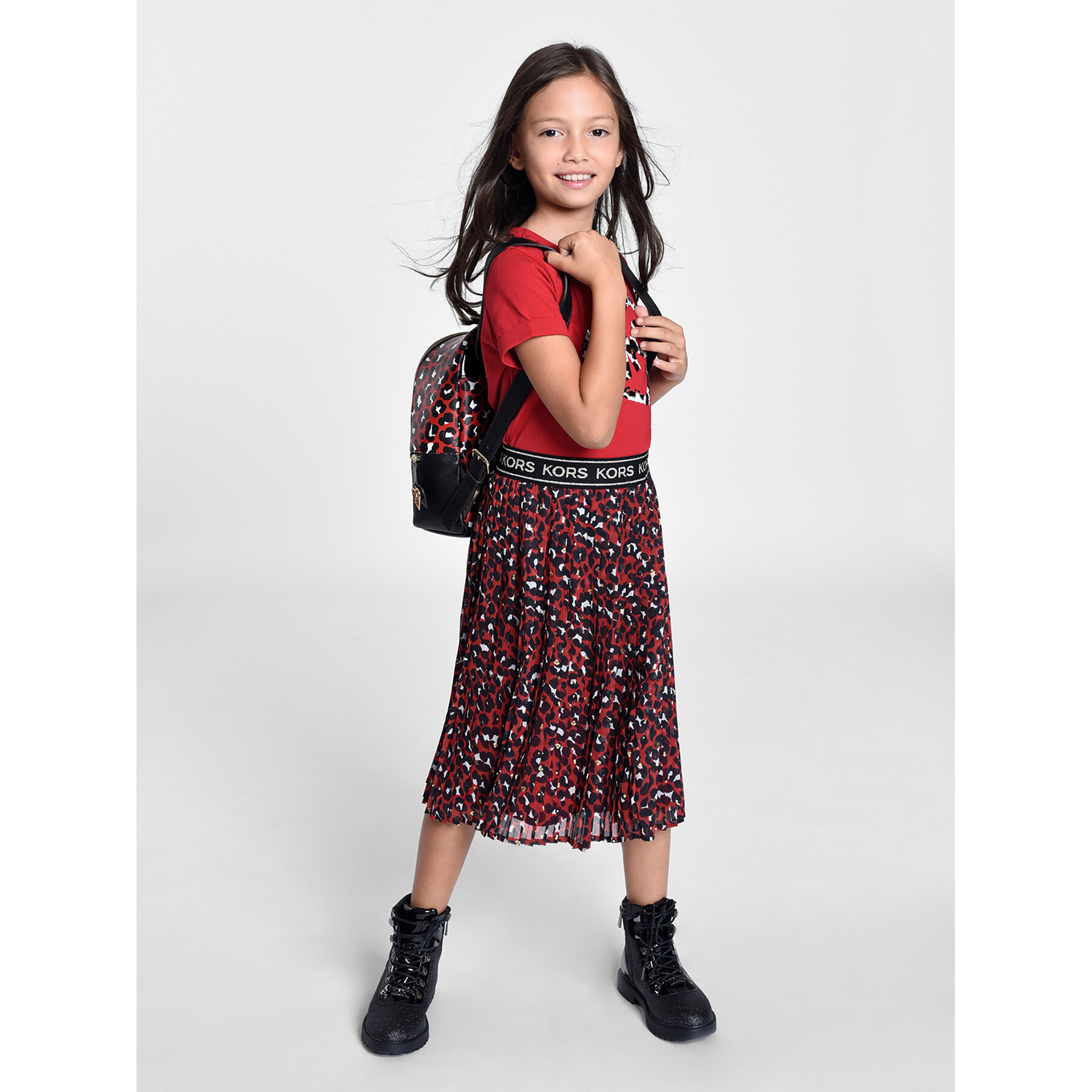 MICHAEL KORS KIDS MICHAEL KORS KIDS T-Shirt R15201 Κόκκινο Regular Fit