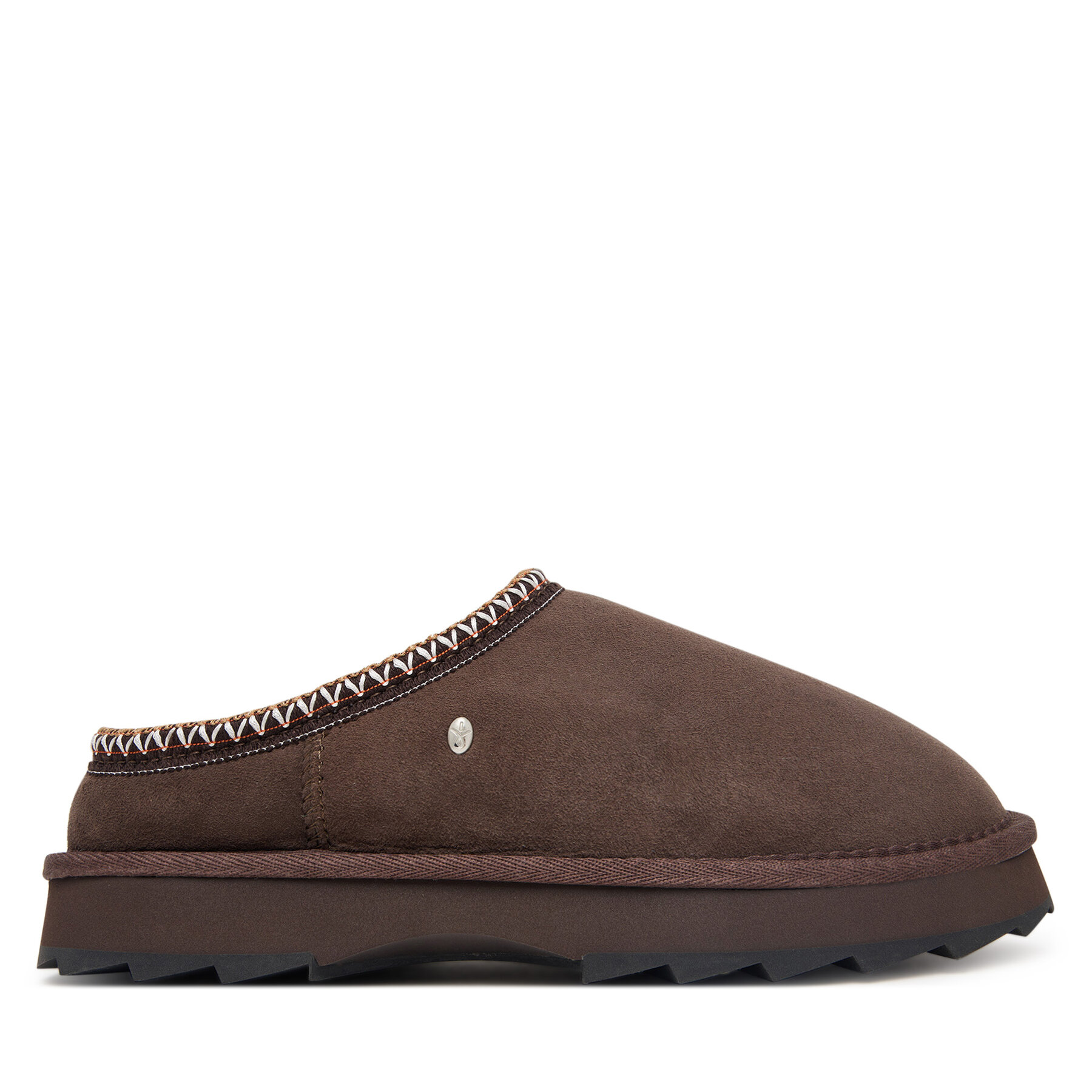 Snehule EMU Australia Sharky Scuff W13179 Tmavo hnedá