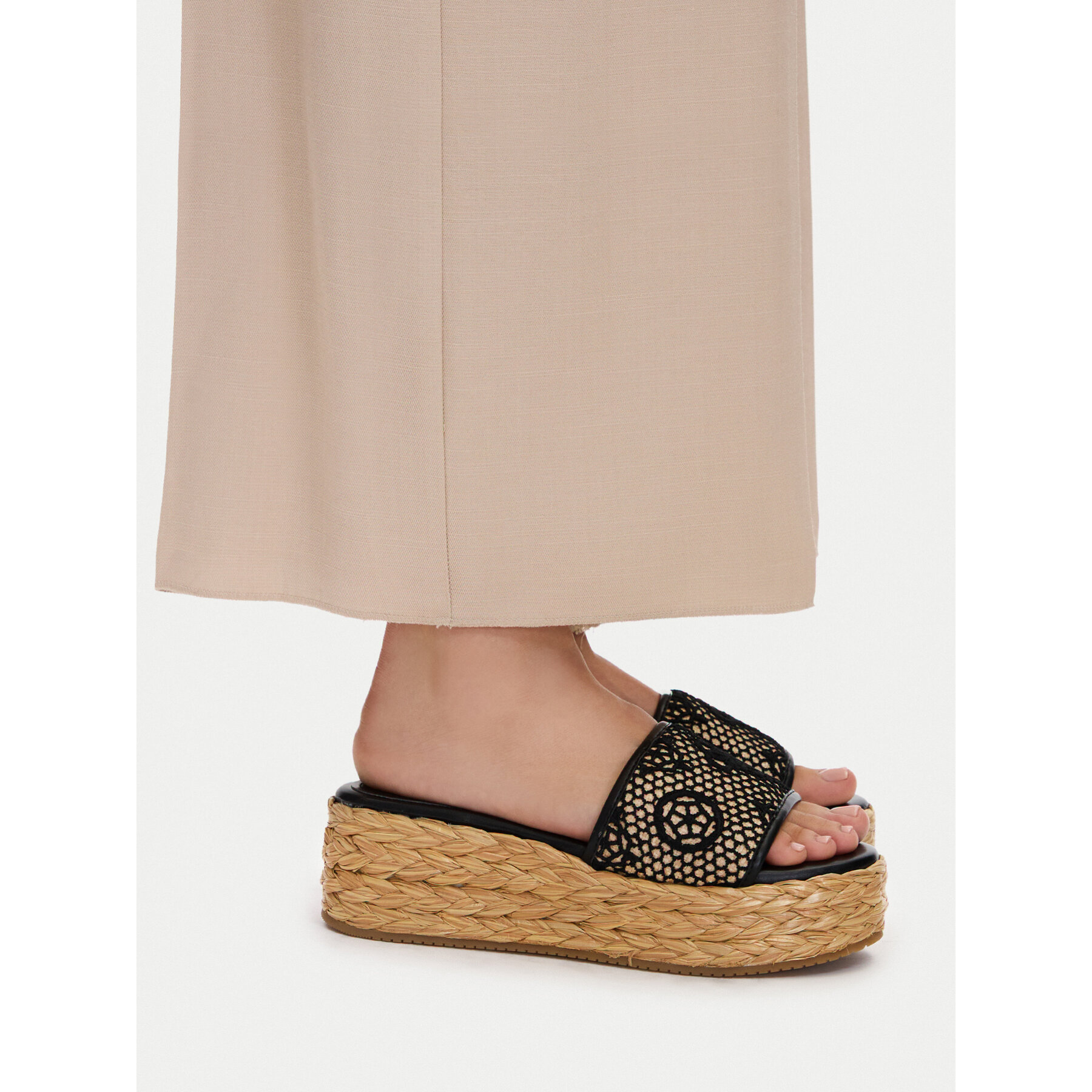 Espadrile Guess FLJBIA FAL04 Negru