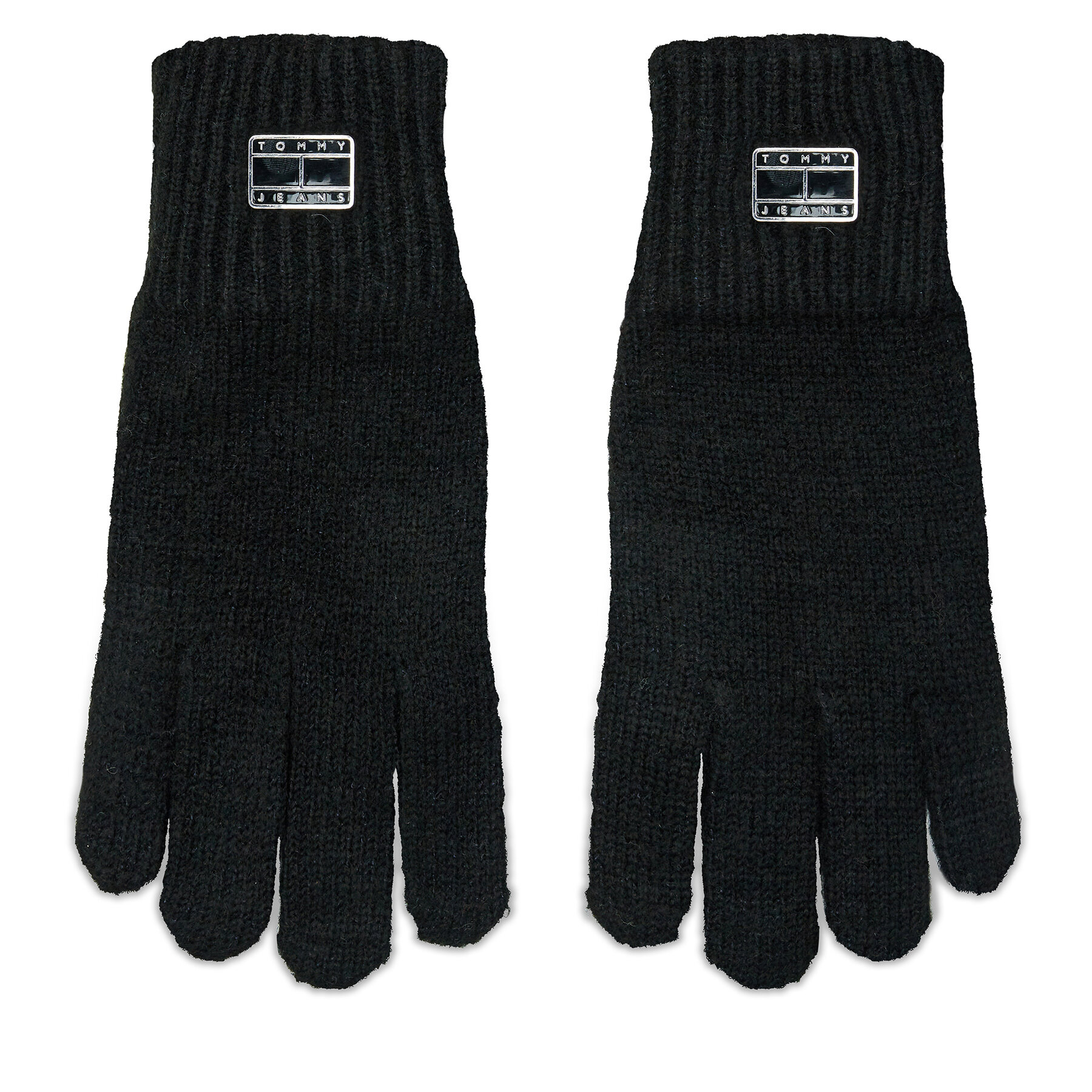Ženske rokavice Tommy Jeans Tjw Cosy Knit Gloves AW0AW15481 Black BDS