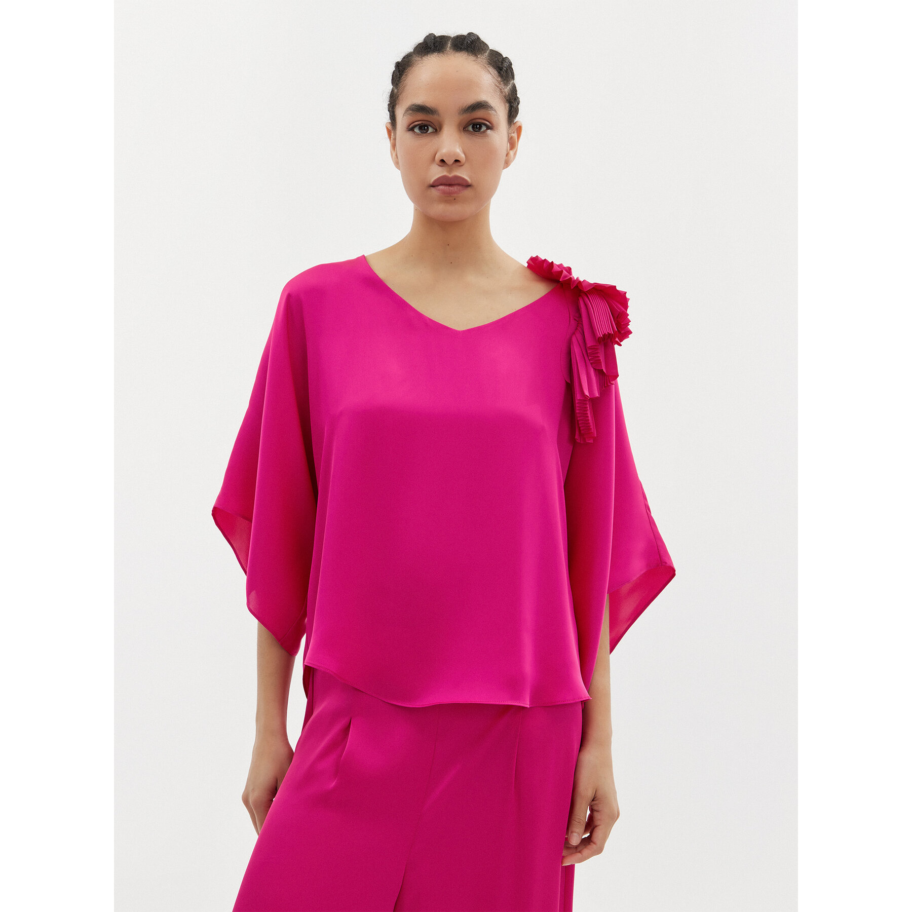 Joseph Ribkoff Bluse 241767 Rosa Relaxed Fit