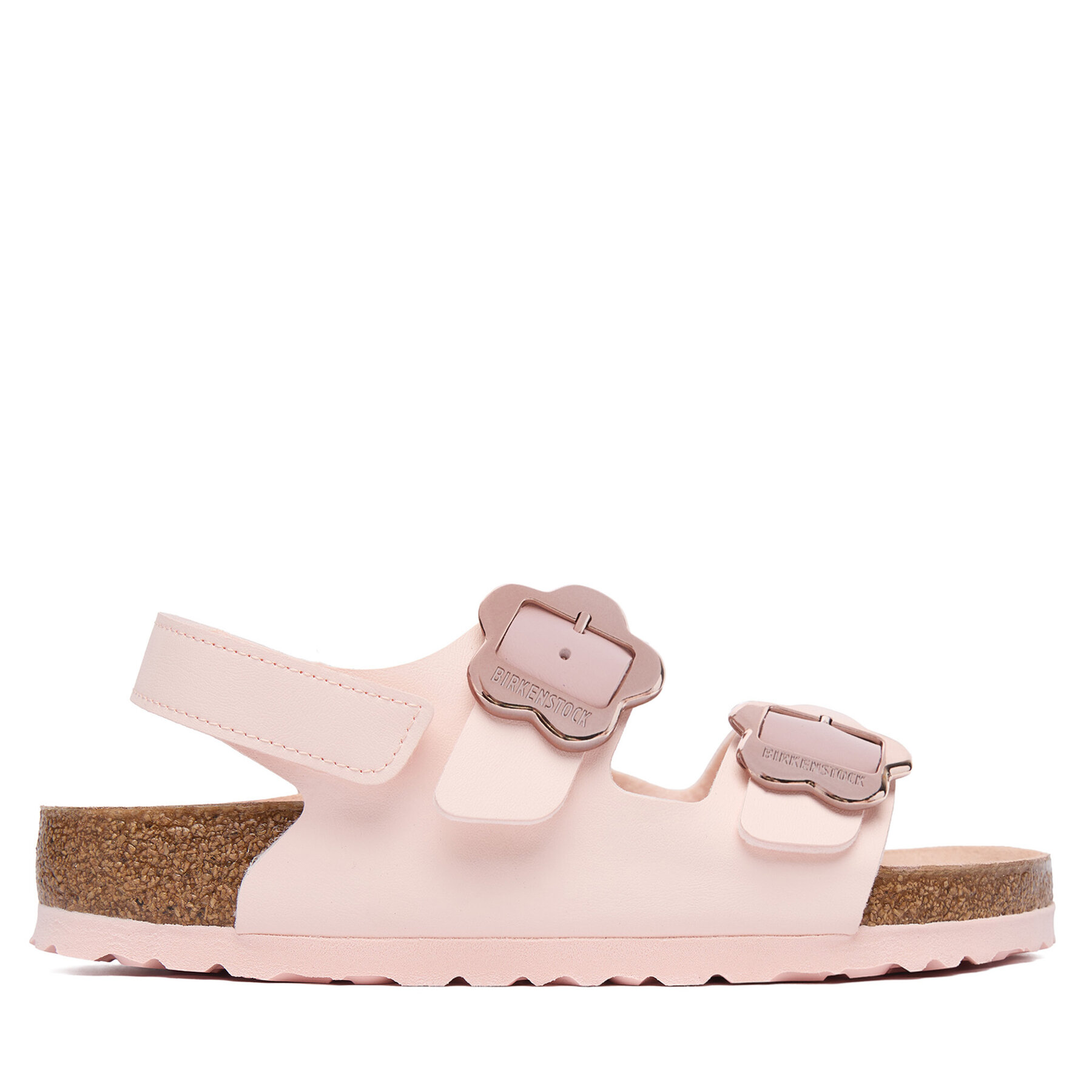 Sandale Birkenstock Milano Flower Buckle 1031654 D Roz deschis