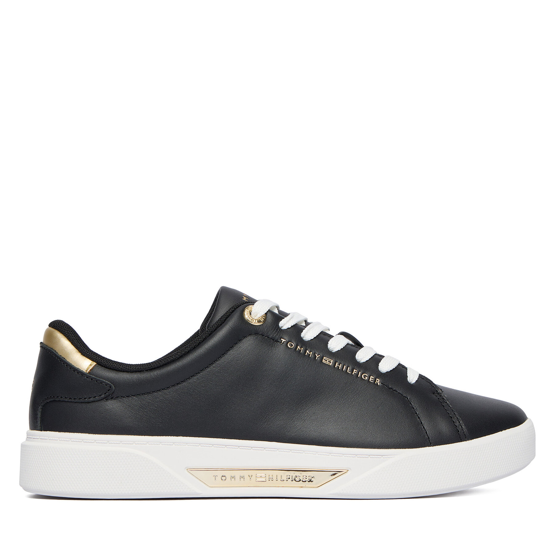 Tenisice Tommy Hilfiger Essential Chic Court Sneaker FW0FW09019 Crna