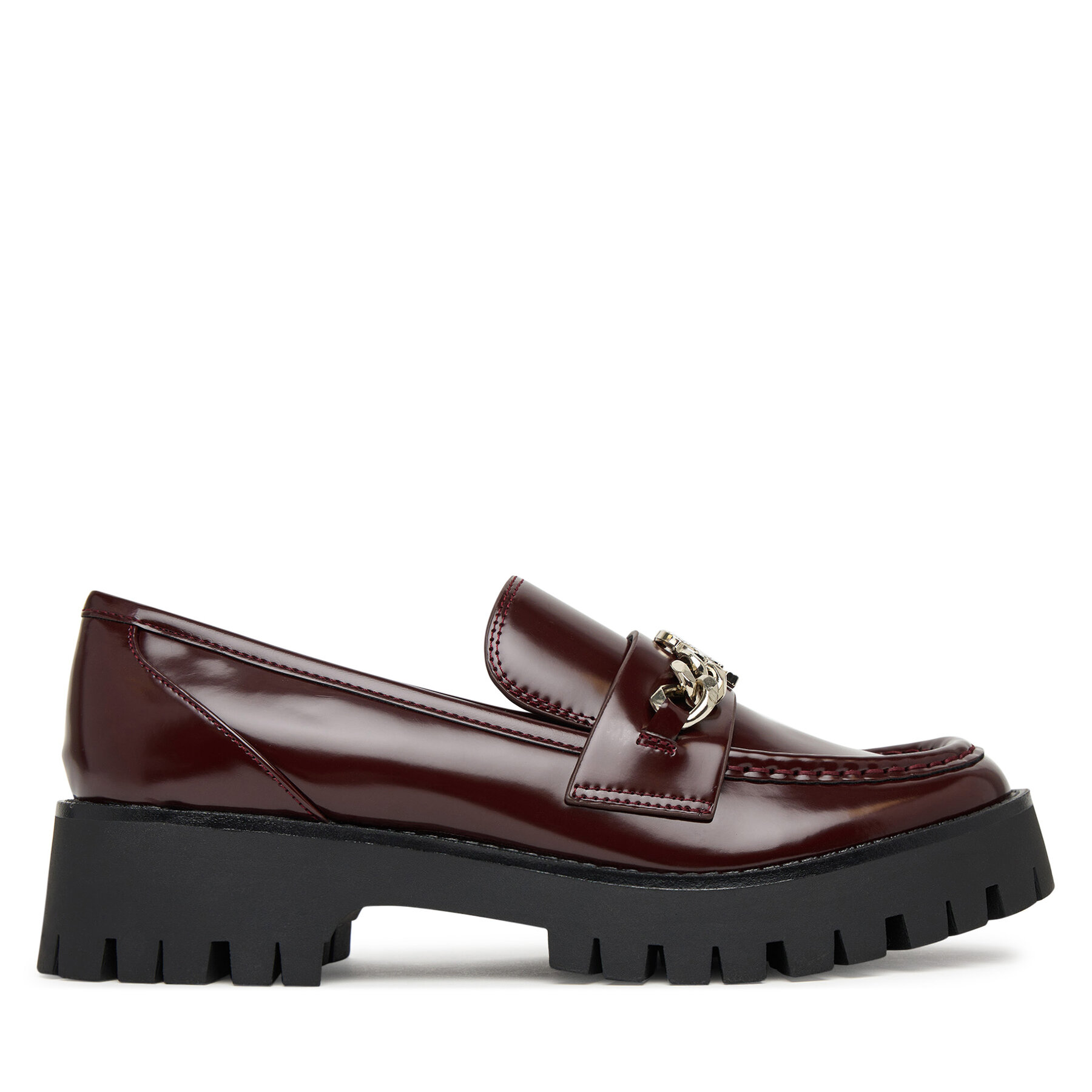Loaferice Guess FLPALR ELE14 Tamnocrvena