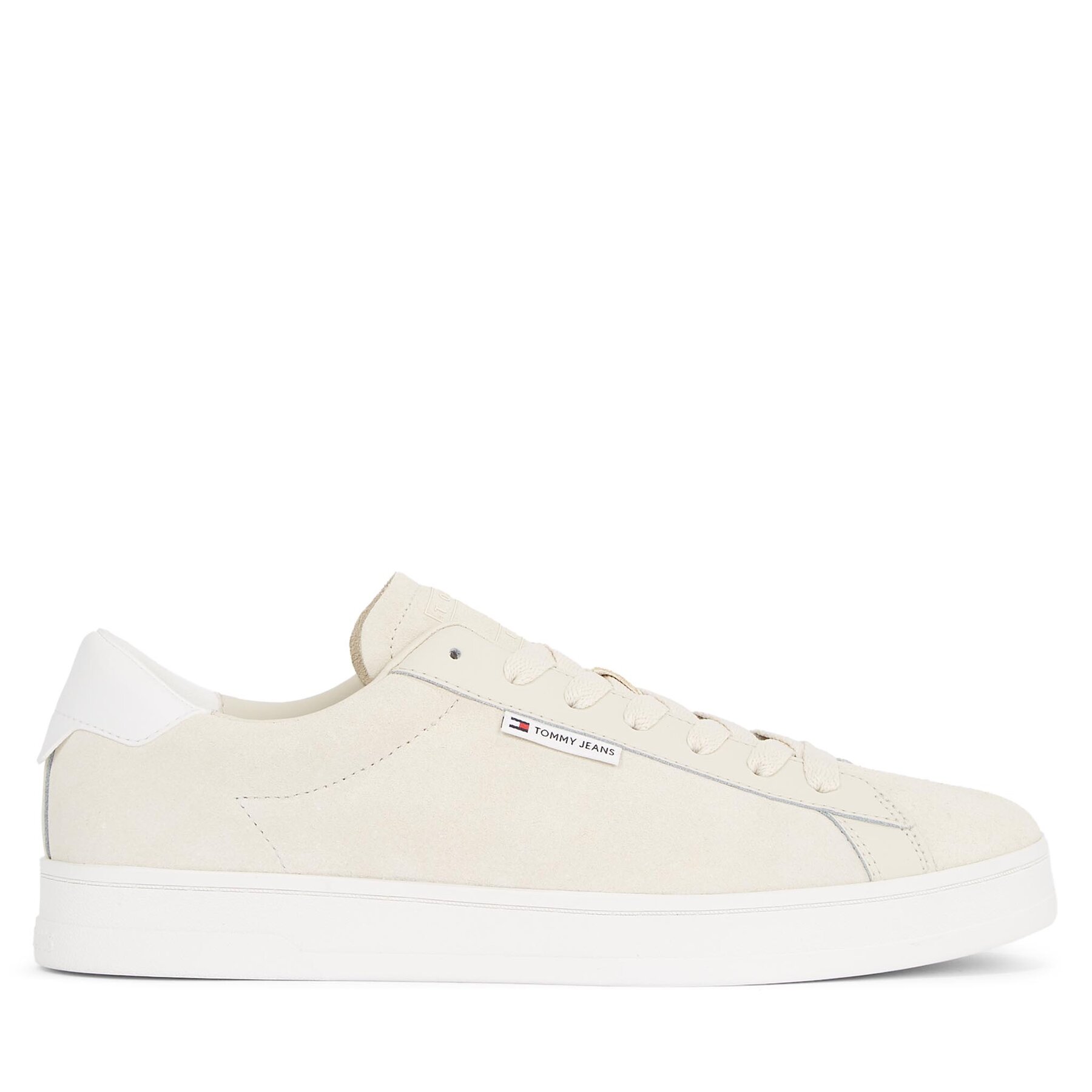 Sneakers Tommy Jeans Tjm Leather Low Cupsole Suede EM0EM01375 Beige