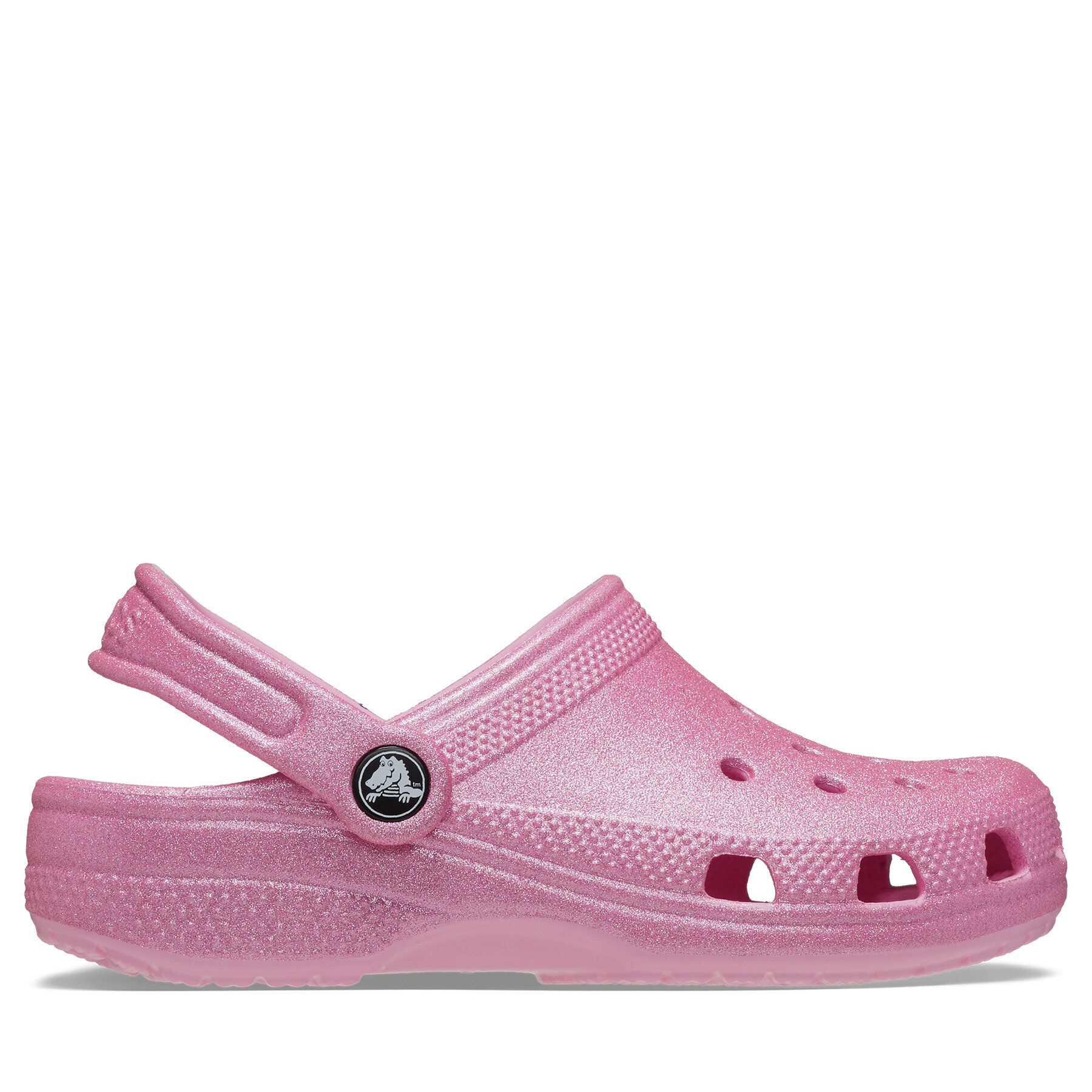 Šľapky Crocs Classic Glitter Kids Clog T 206992 Ružová