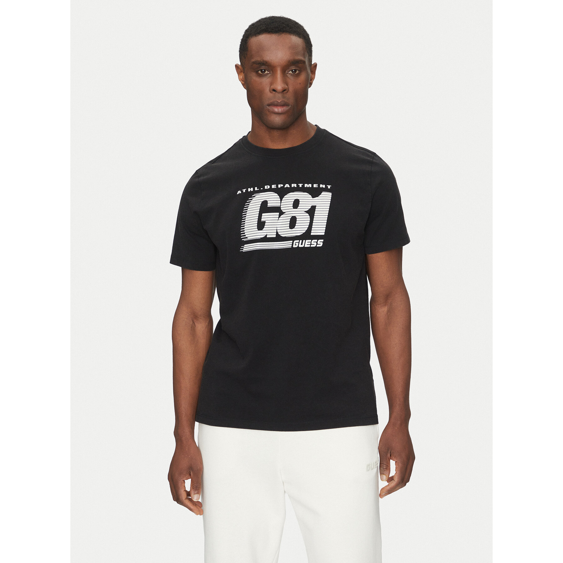 Guess Marškinėliai Z5GI06 I3Z14 Juoda Regular Fit