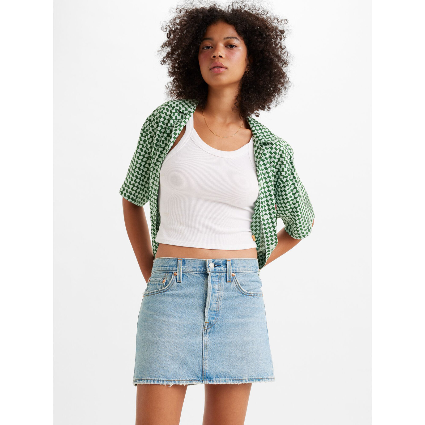 Levi's® Jeansrock Icon A46940003 Himmelblau Loose Fit