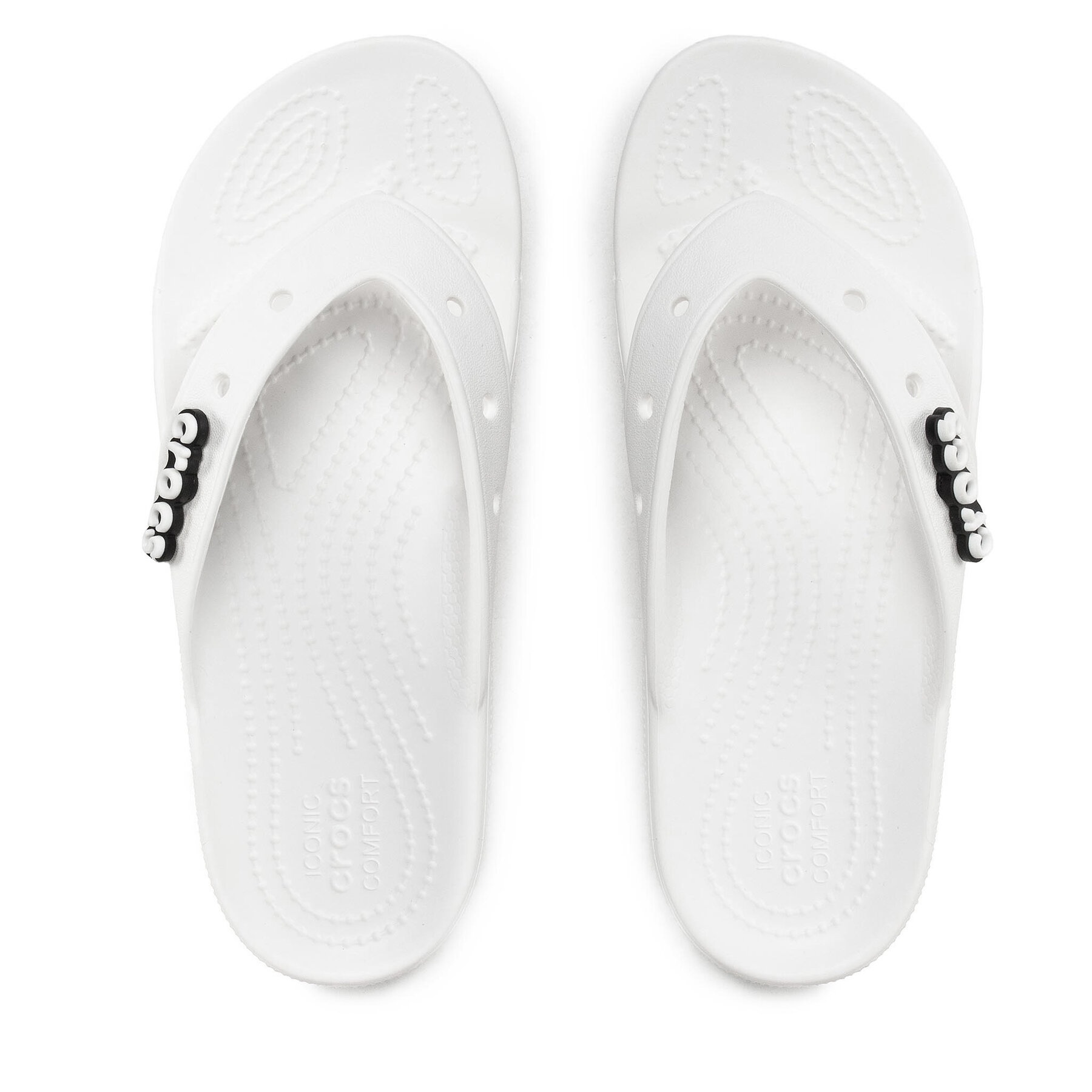 Šlepetės Per Pirštą Crocs Classic Crocs Flip 207713 Balta