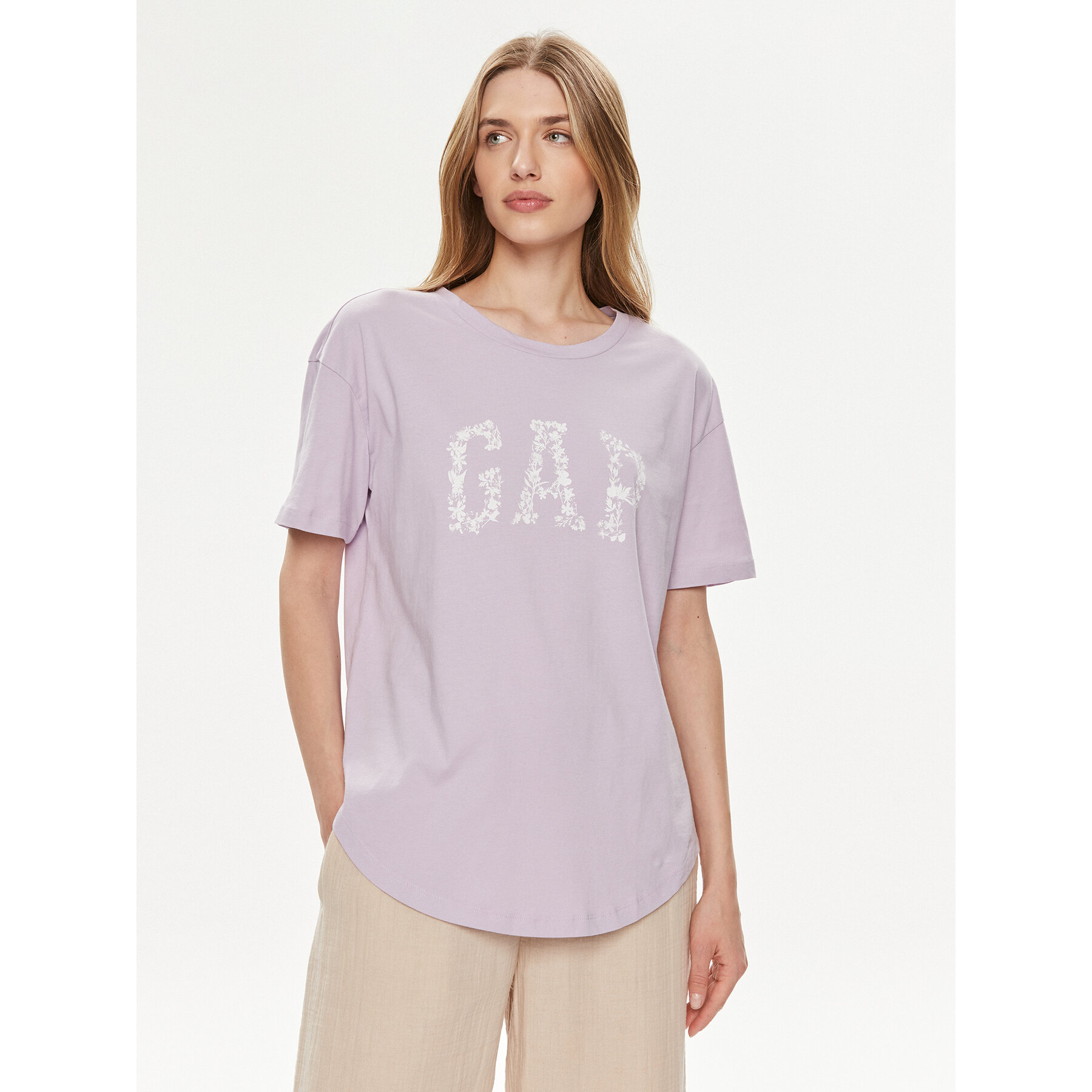 Gap T-shirt 875093-02 Viola Relaxed Fit