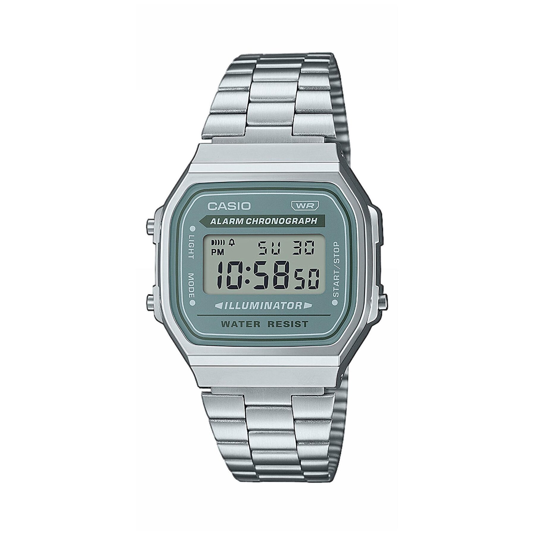 

Годинник Casio A168WA-3AYES Silver/Silver, Срібний