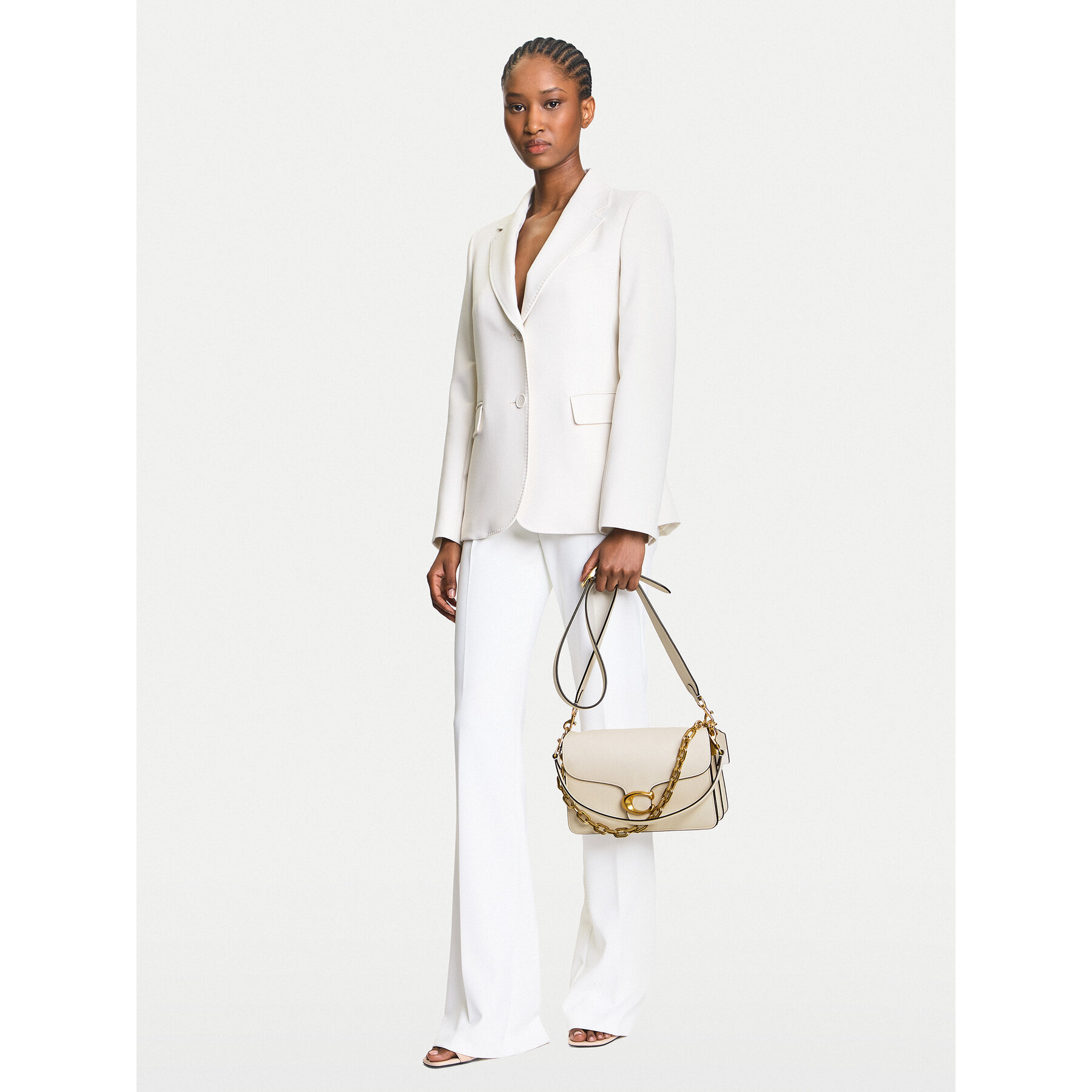 Дамска чанта Coach CY919 Бял