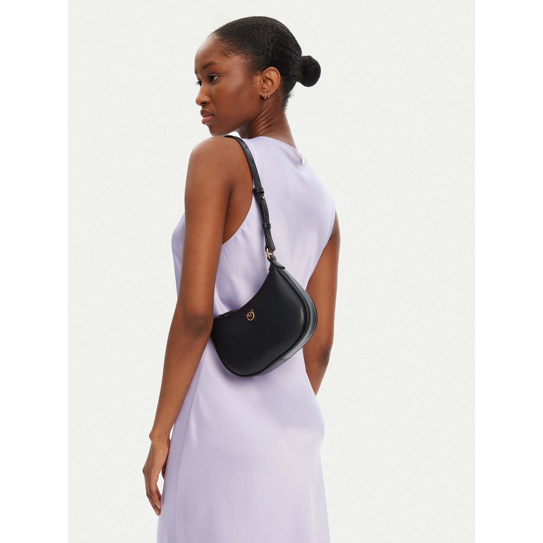 Geantă PINKO Half Moon Baby PE 25 PLTT 103538 A0F1 Negru