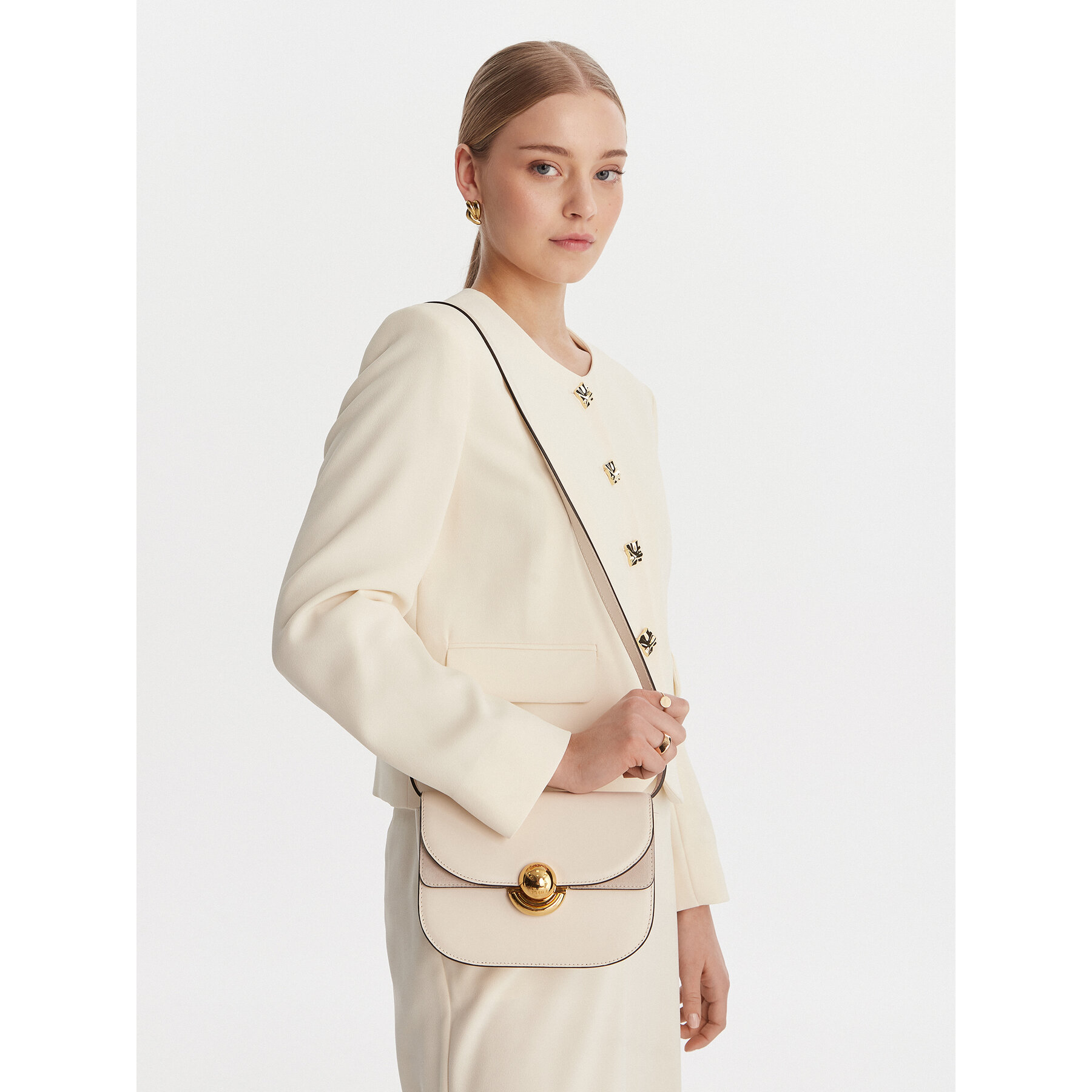 Borsetta Furla Sfera Mini WB01737 BX0428 BG PNN00 1002 Écru