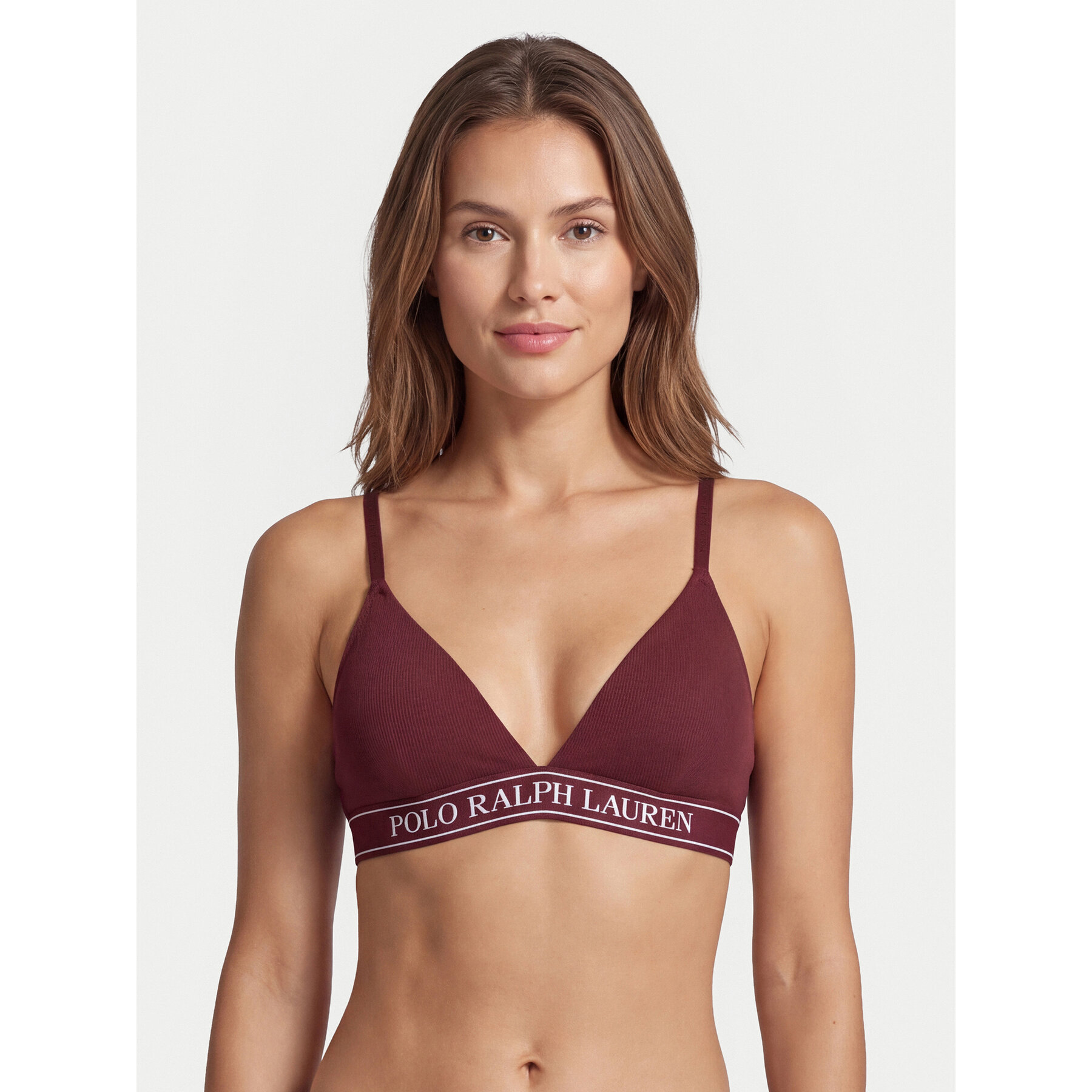 Polo Ralph Lauren Bralette-BH 4P0480 Dunkelrot