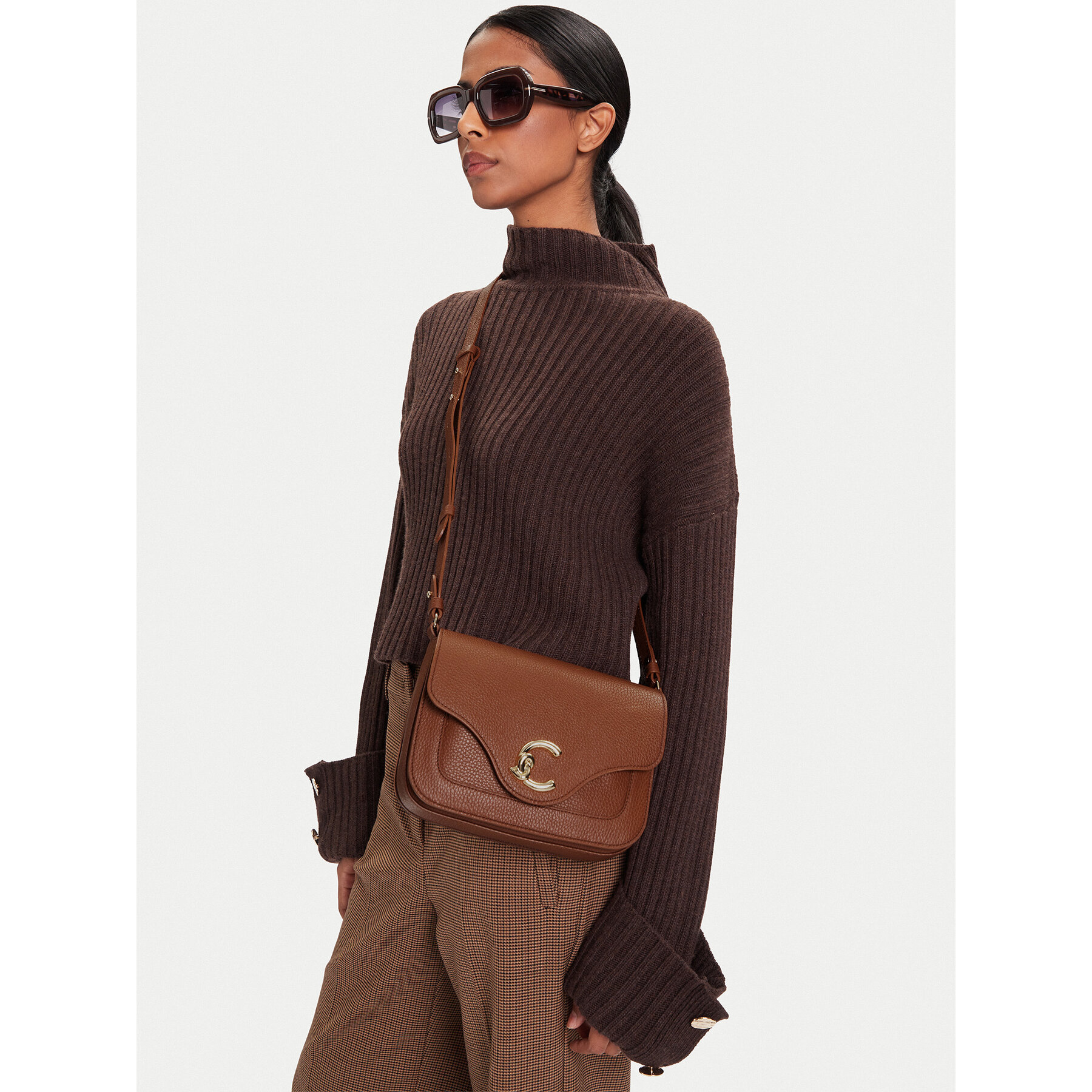 Дамска чанта Coccinelle SSL Coccinelle C-Me E1 SSL 15 01 01 Кафяв