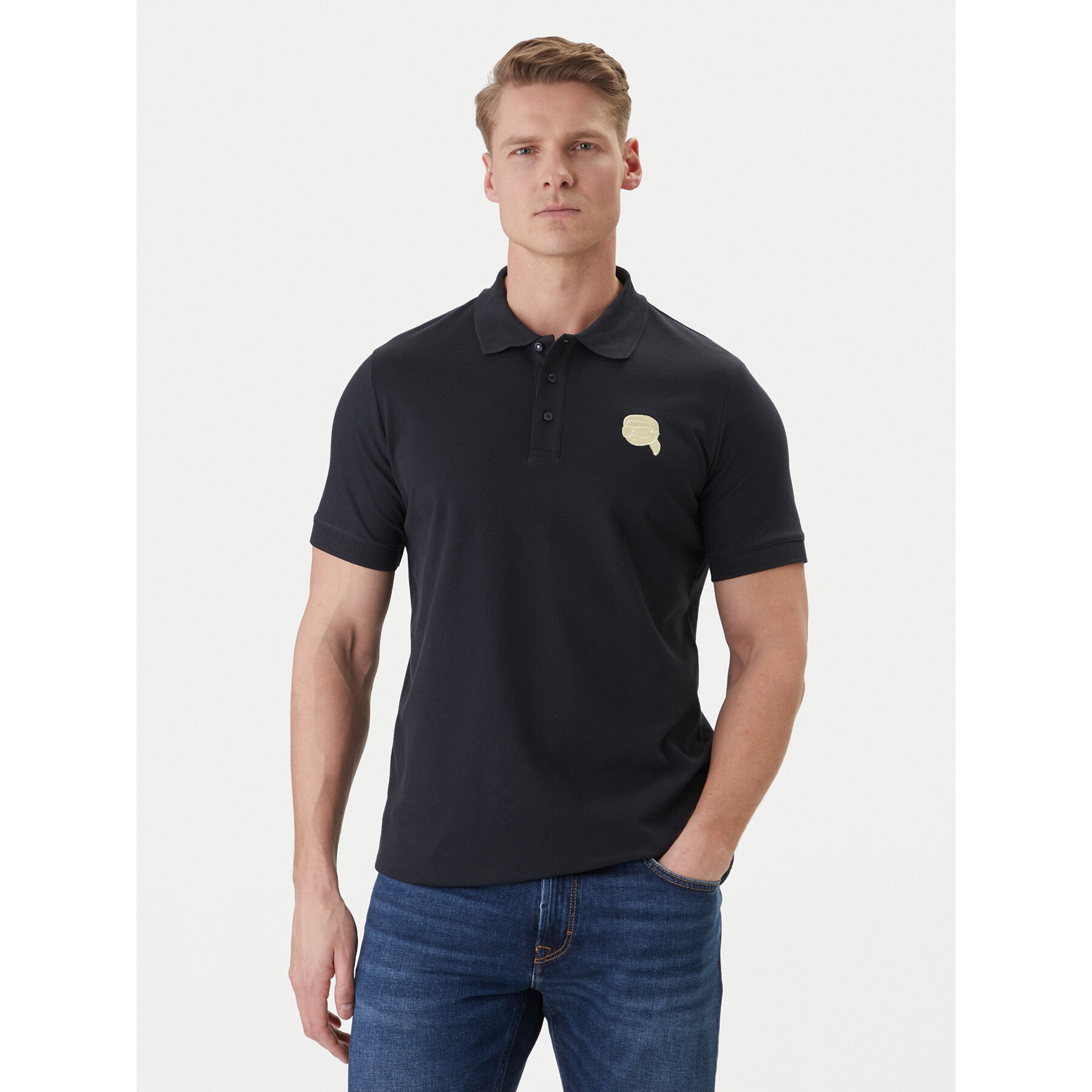 KARL LAGERFELD Poloshirt 745015 562231 Dunkelblau Regular Fit