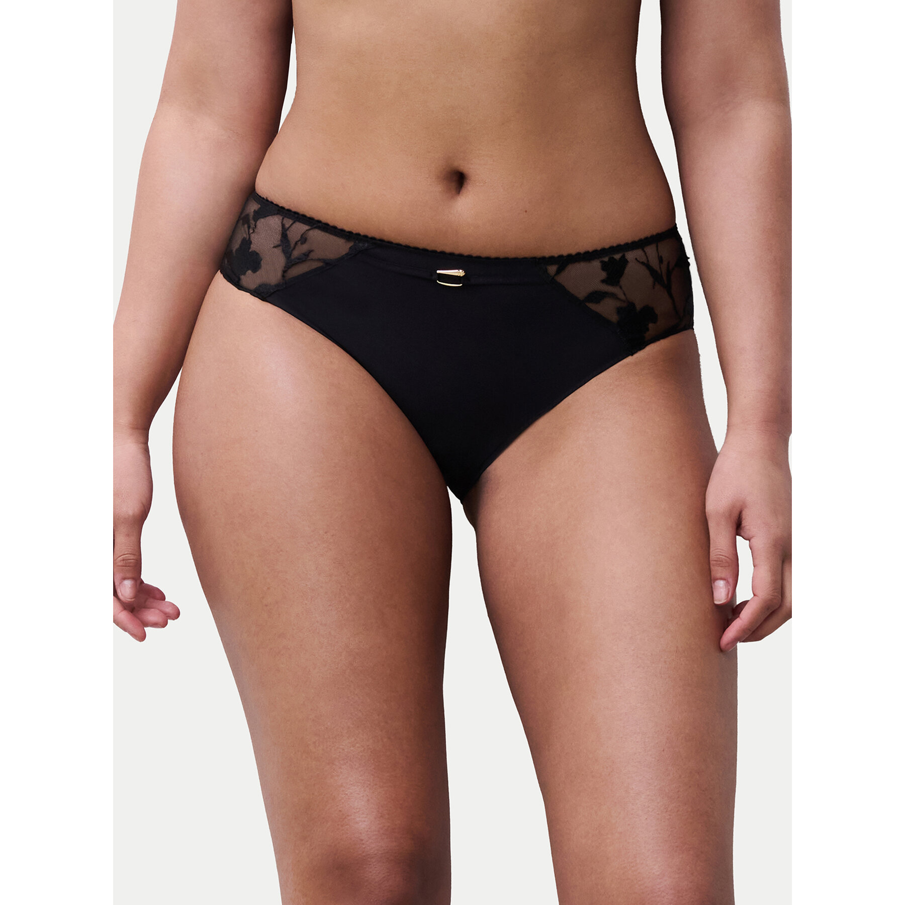 Chantelle Klassischer Damenslip Idyll C18UC5 Schwarz