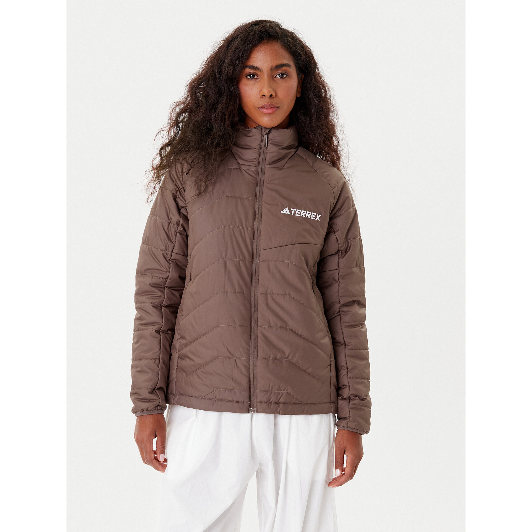 adidas Outdoor-Jacke Terrex Multi JN0812 Braun Regular Fit