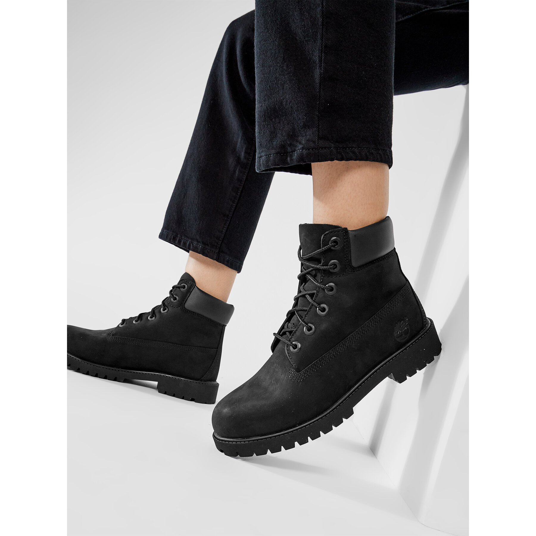 Trappers Timberland 6In Prem 12907/TB0129070011 Negru