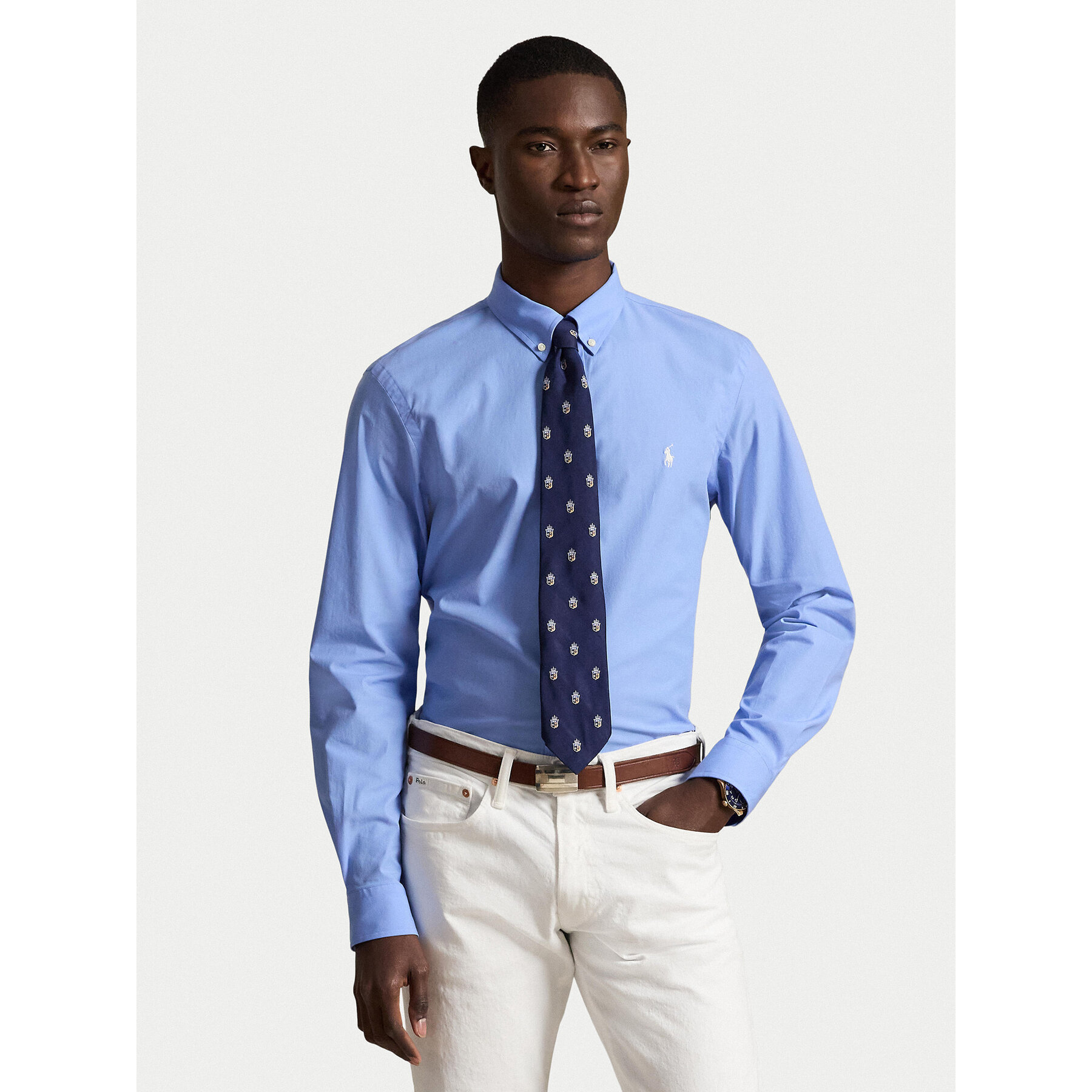 Polo Ralph Lauren Hemd 710929348502 Blau Regular Fit