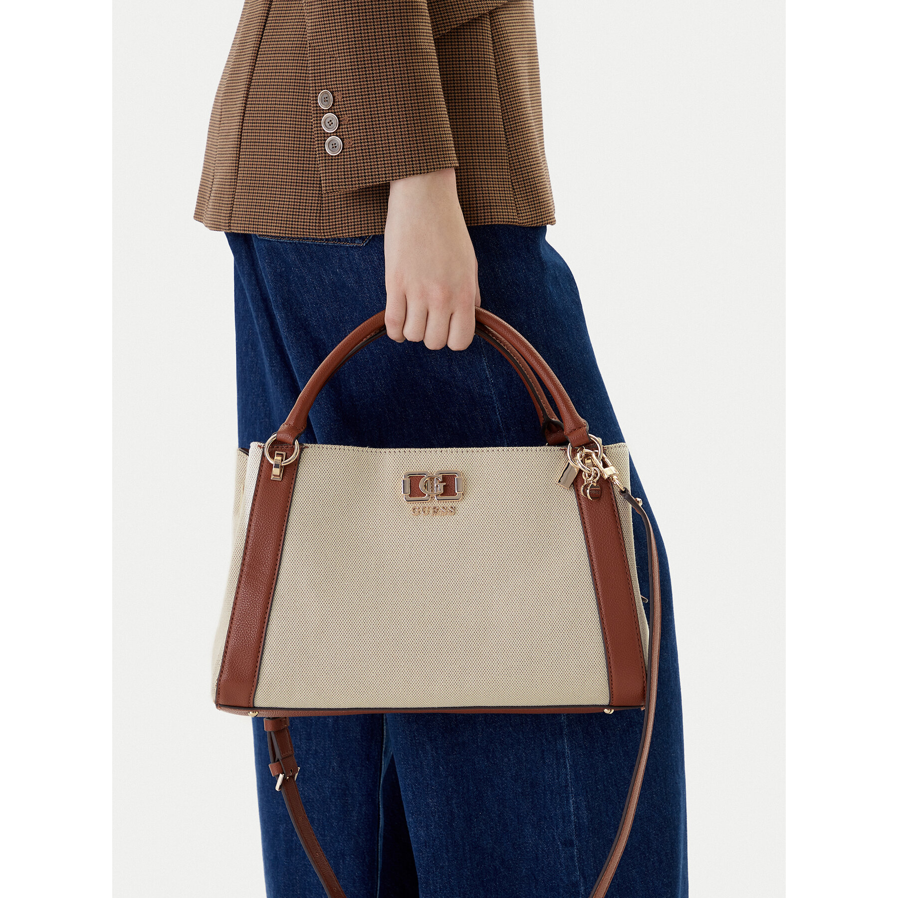 Дамска чанта Guess Karnilla HWAG97 19070 Бежов