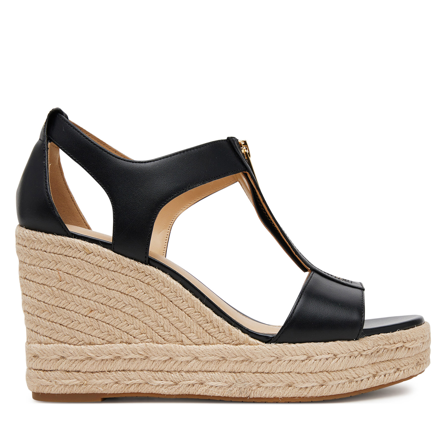 Espadrilky MICHAEL Michael Kors Barkley Leather 40R4BRMS1L Čierna