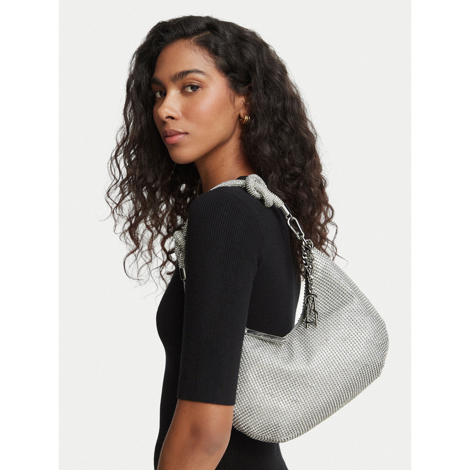 Дамска чанта Steve Madden Bkaya SM13000999 Сребрист