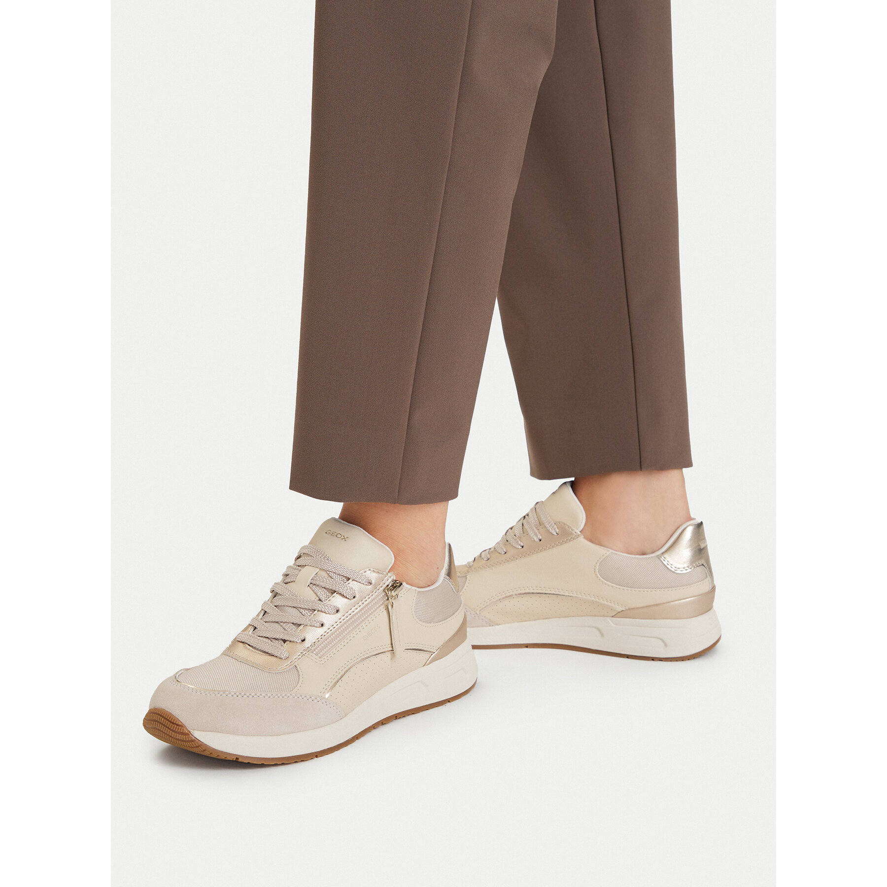 Sneakers Geox D Bulmya D65NQB 054AC C1S2L Bej