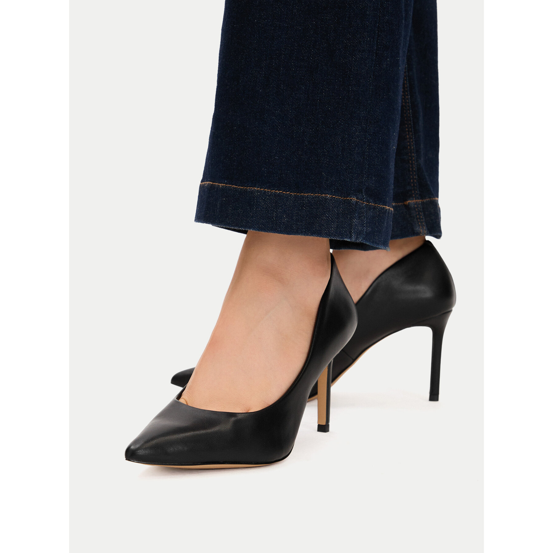 Pantofi cu toc subțire Aldo Stessymid 13801102 Negru