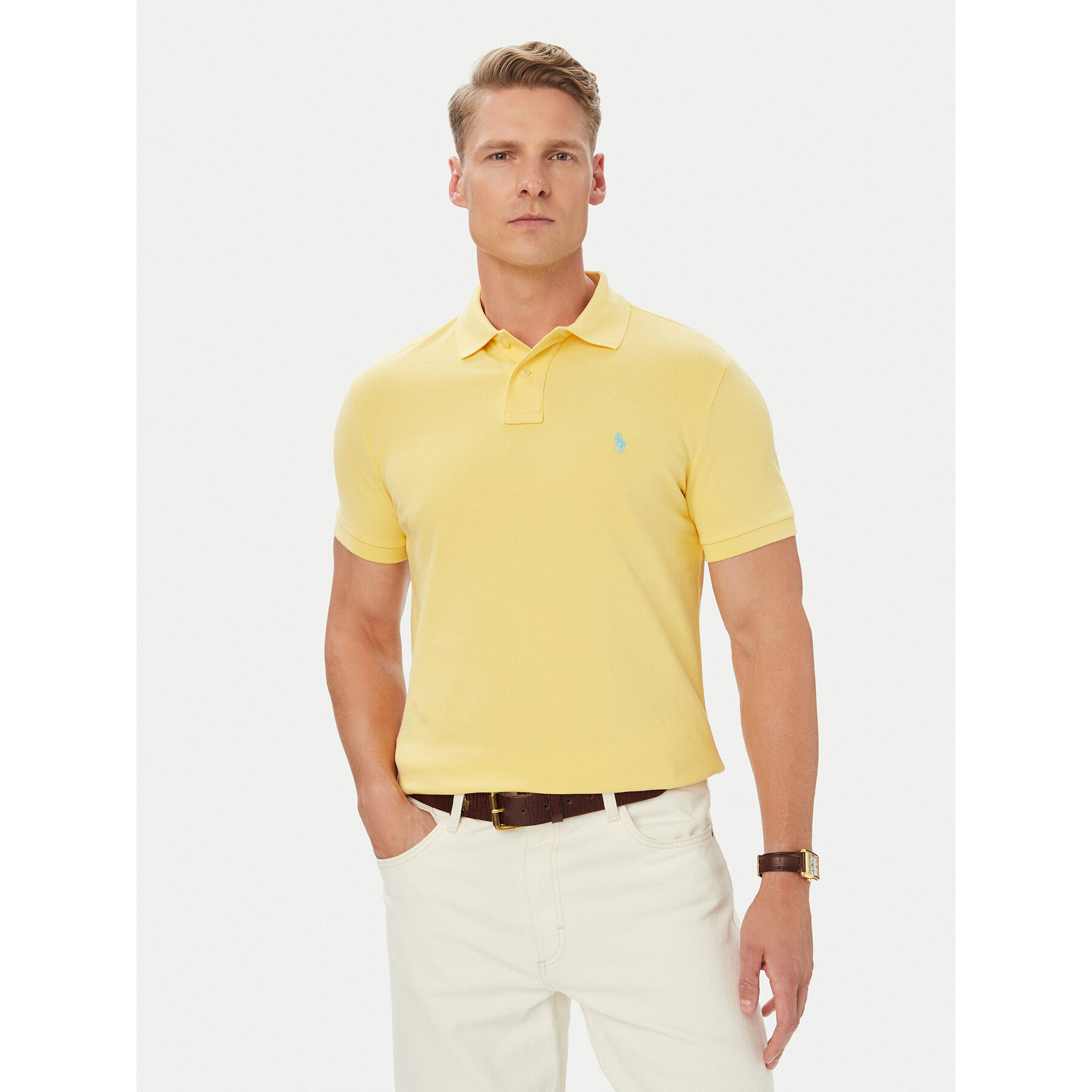 Polo Ralph Lauren Polo Core Replen 710782592 Žuta Custom Slim Fit