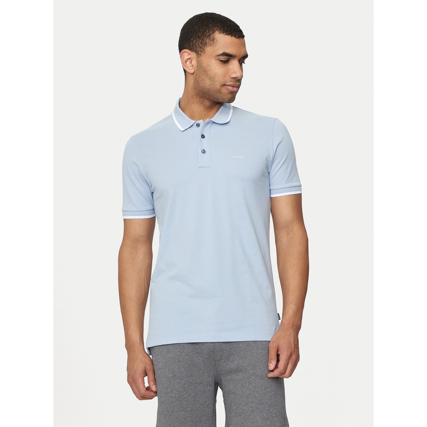 Boss Polo Parlay 190 50494697 Celeste Regular Fit