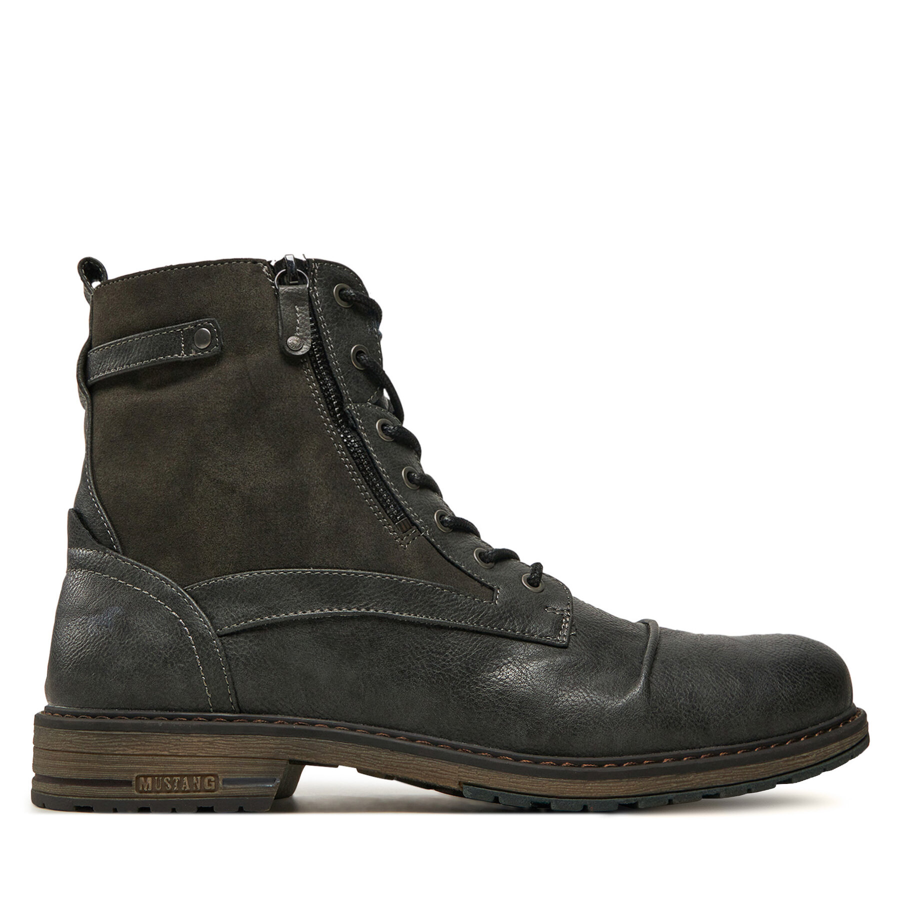 Botines planos Mustang 4157-503 BIG Gris
