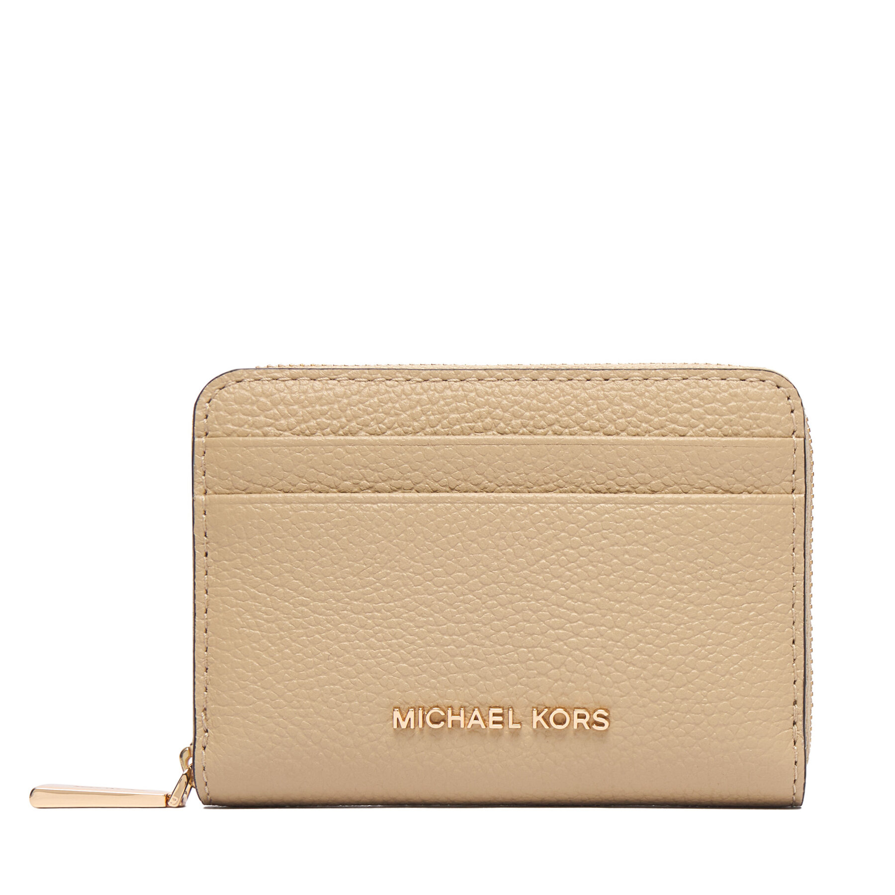Etui pentru carduri MICHAEL Michael Kors Jet Set 32T4GJ6Z5L Bej deschis