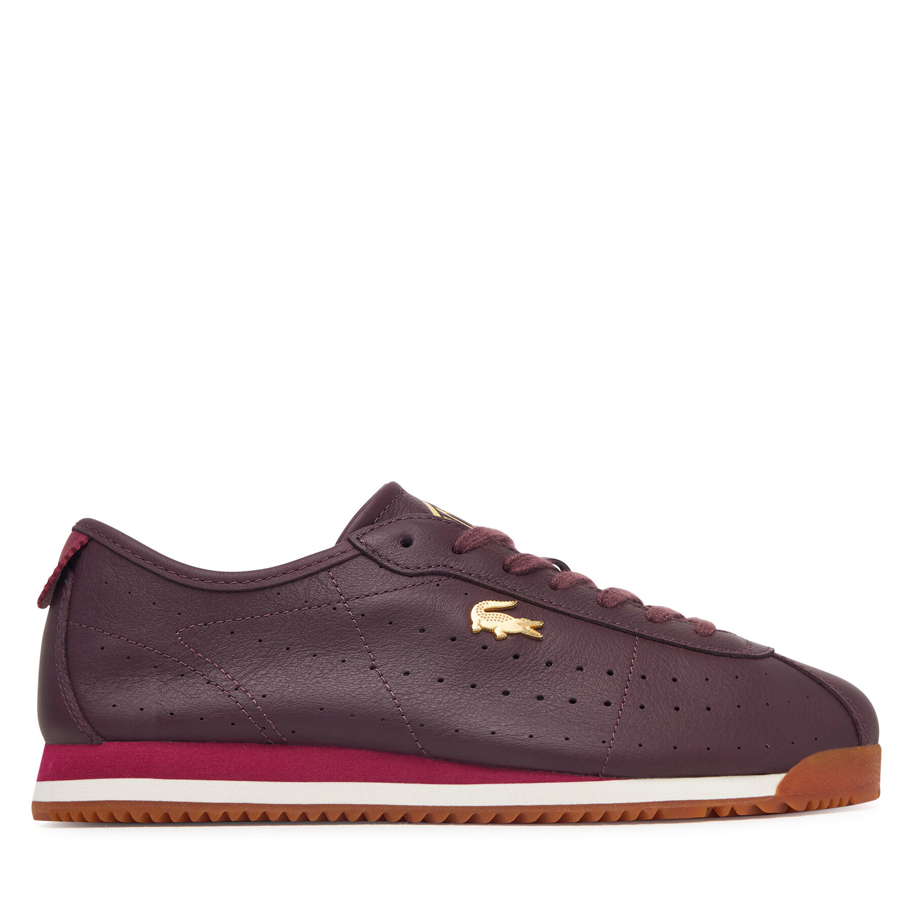 Superge Lacoste Club Low 52SFA0103 Bordo rdeča