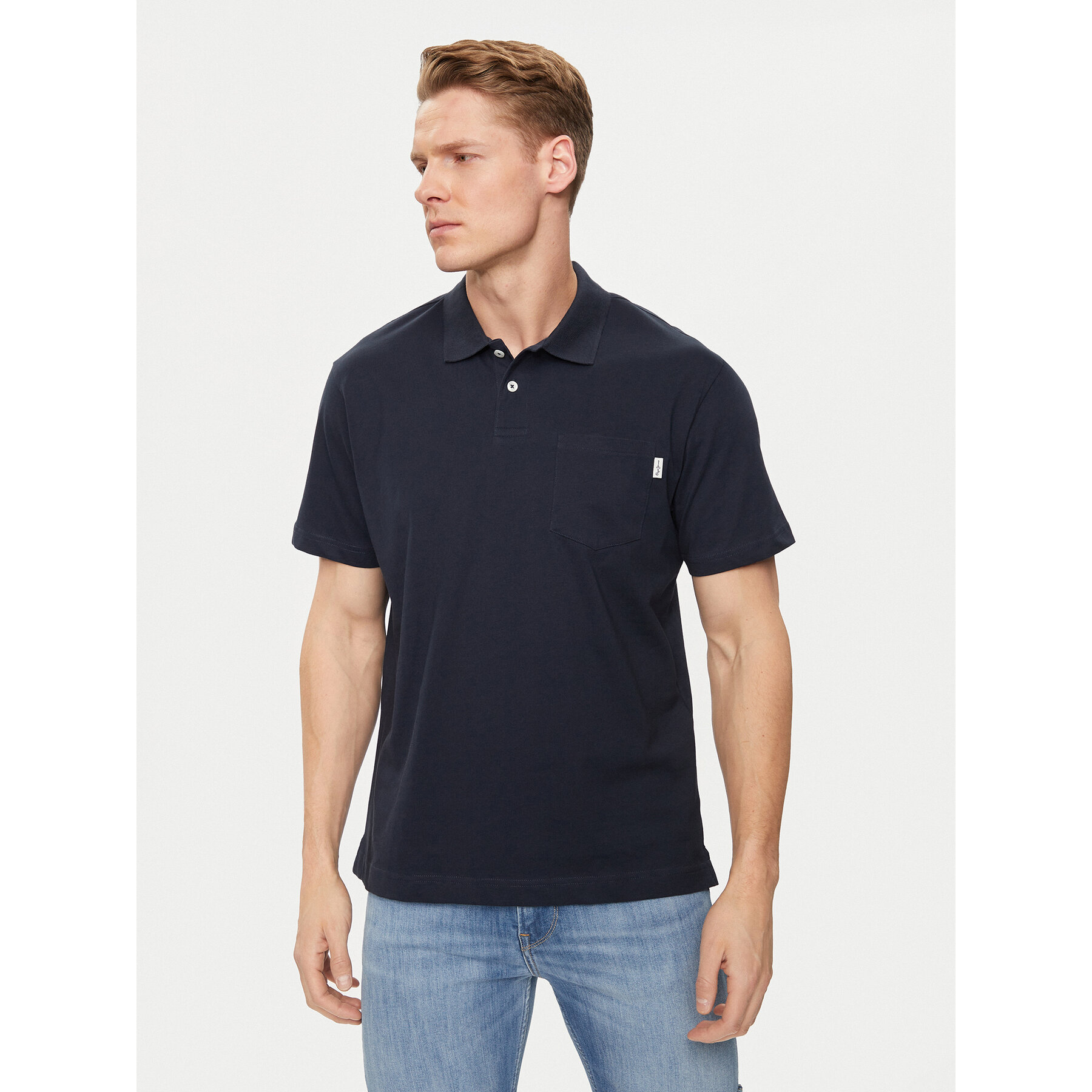 Pepe Jeans Polo Holden PM542154 Blu scuro Regular Fit