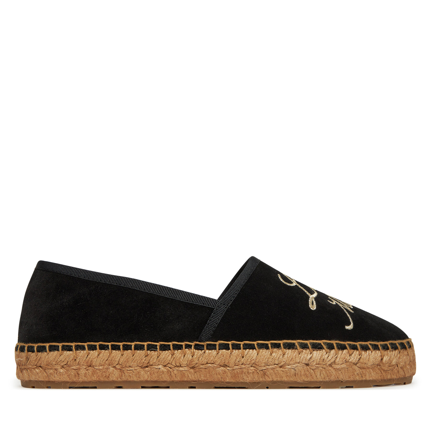 Espadrilky LOVE MOSCHINO JA10272G0MIG0000 Černá